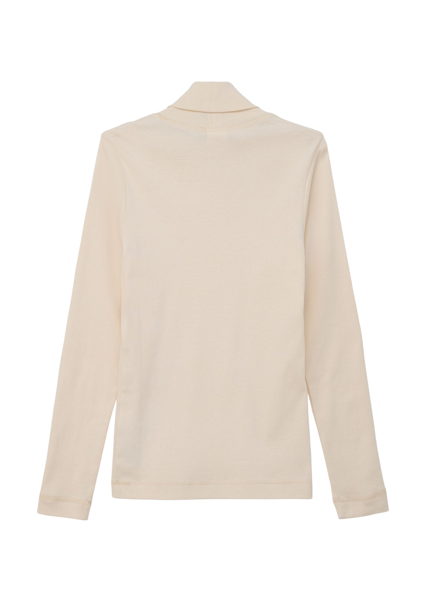 s.Oliver Longsleeve Langarmshirt Turtleneck mit helles sand