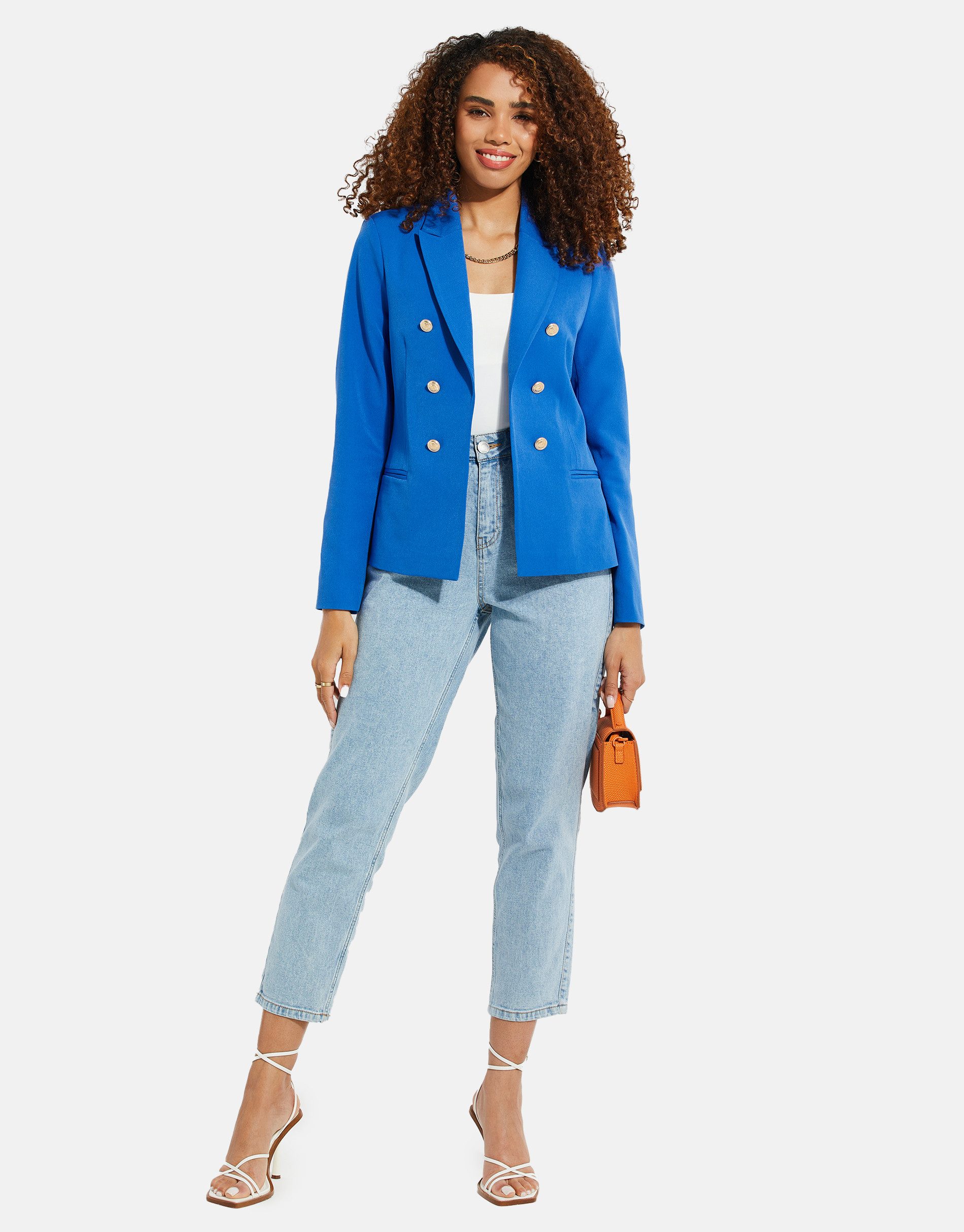 Threadbare Jackenblazer THB Corporal Military Button Blazer (1-tlg) mit Reverskragen