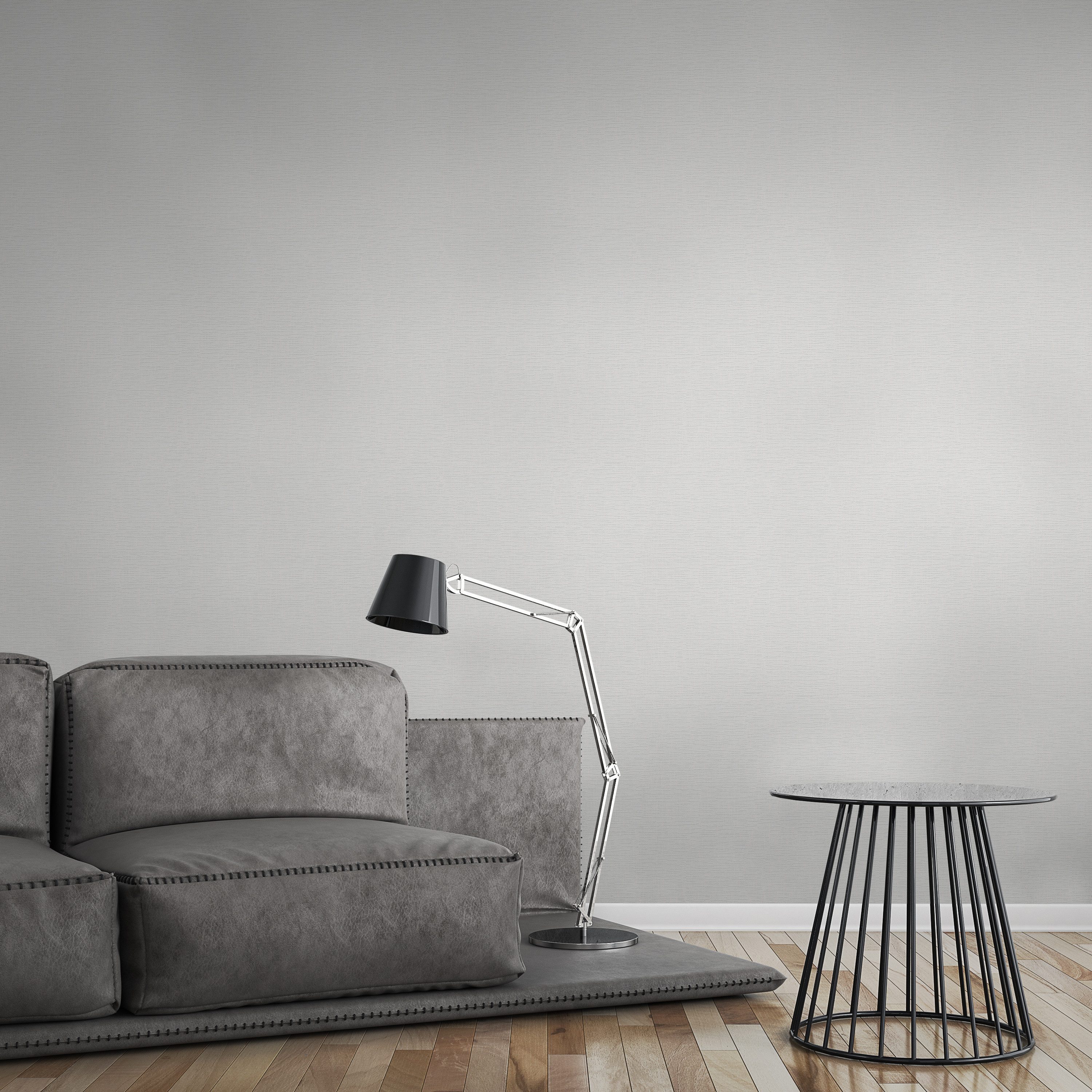 A.S. Création Vliestapete Meistervlies, leicht strukturiert, einfarbig, uni, unifarben, Tapete einfarbig Überstreichbar Tapeten Wohnzimmer Schlafzimmer Design