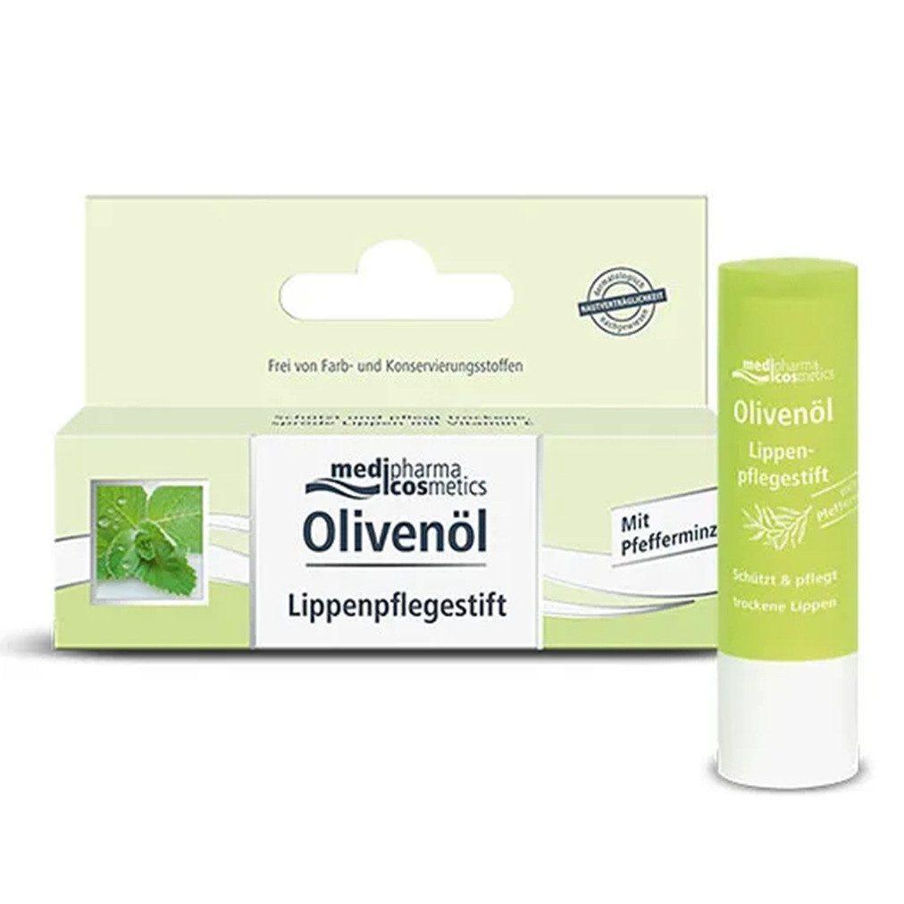 Dr. Theiss Naturwaren Lippenpflegestift – Olivenöl Lippenpflegestift, Schützt und pflegt trockene, spröde Lippen