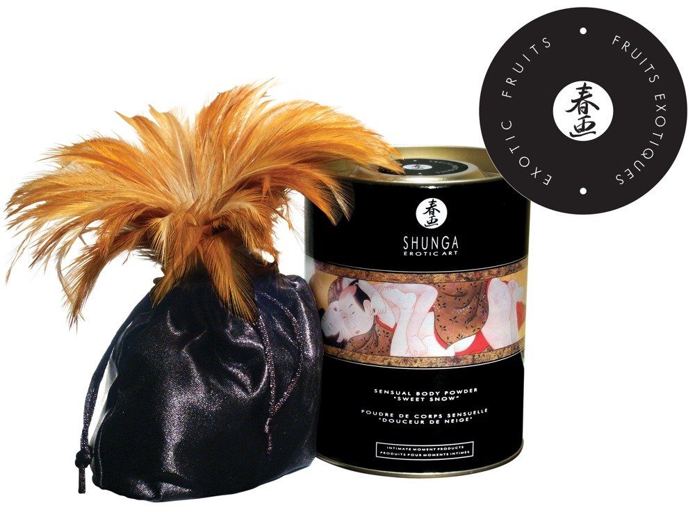 SHUNGA Gleit- & Massageöl Shunga - Sensual Body Powder Exotic Fruits 228 g, für köstliche Massagen