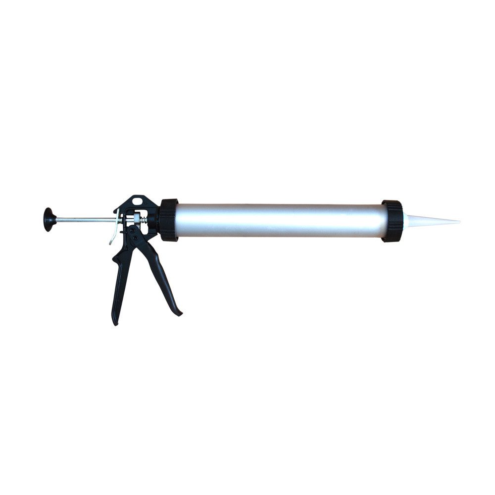 Hanse Syntec Systems Kartuschenpistole Alu Schlauchbeutel-/Kartuschenpresse, 600 ml, (1-tlg), Vielseitig einsetzbar, Hochwertiger Antrieb, Adapter inklusive