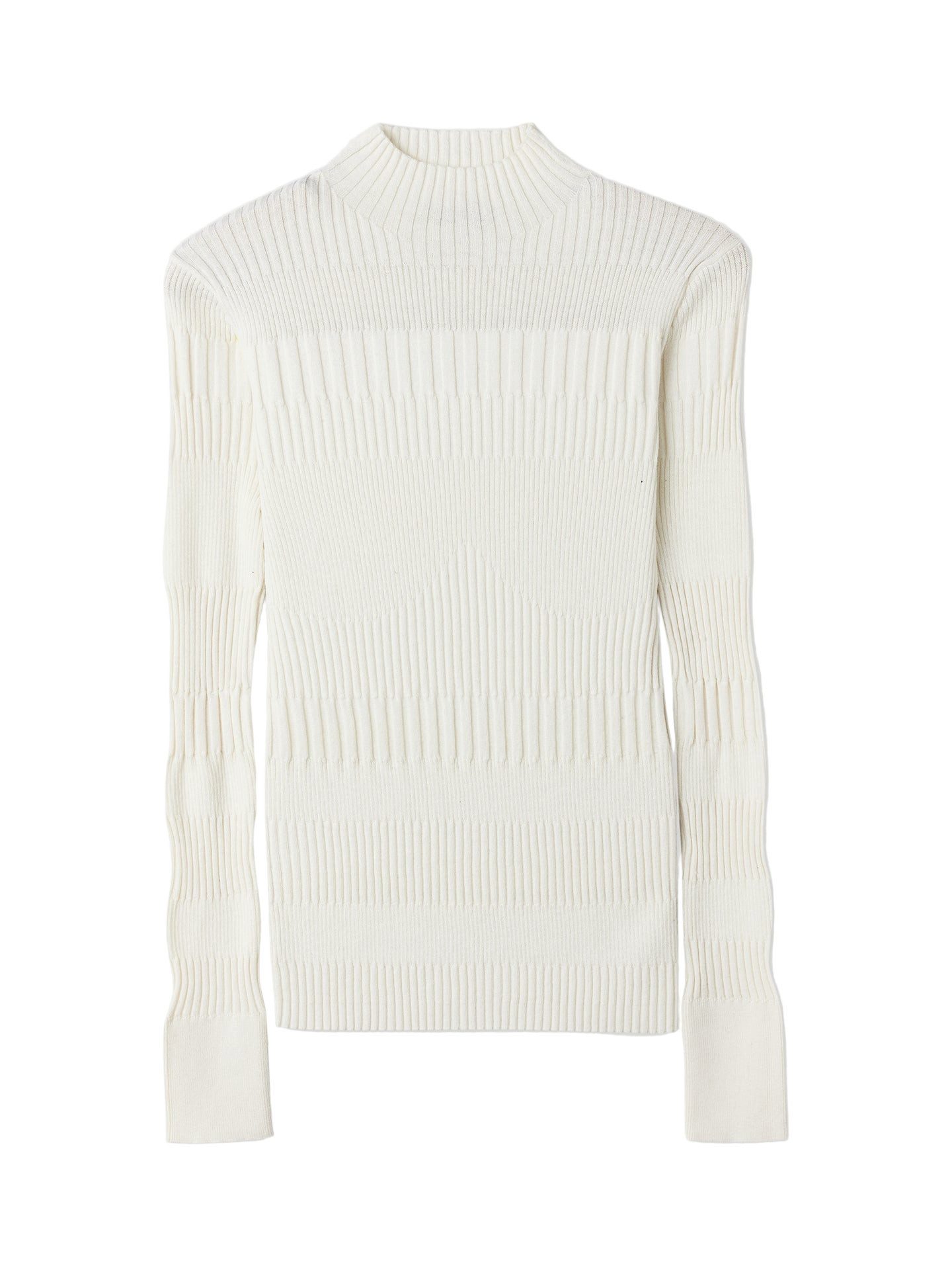 GOBI Cashmere Stehkragenpullover Hochgeschlossener Rippenpullover aus Baumw günstig online kaufen