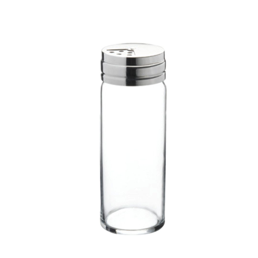 Pasabahce Salzstreuer Pasabahce Basic 2er Salz- & Pfefferstreuer 240 ml –mit Edelstahldeckel, (2-tlg)