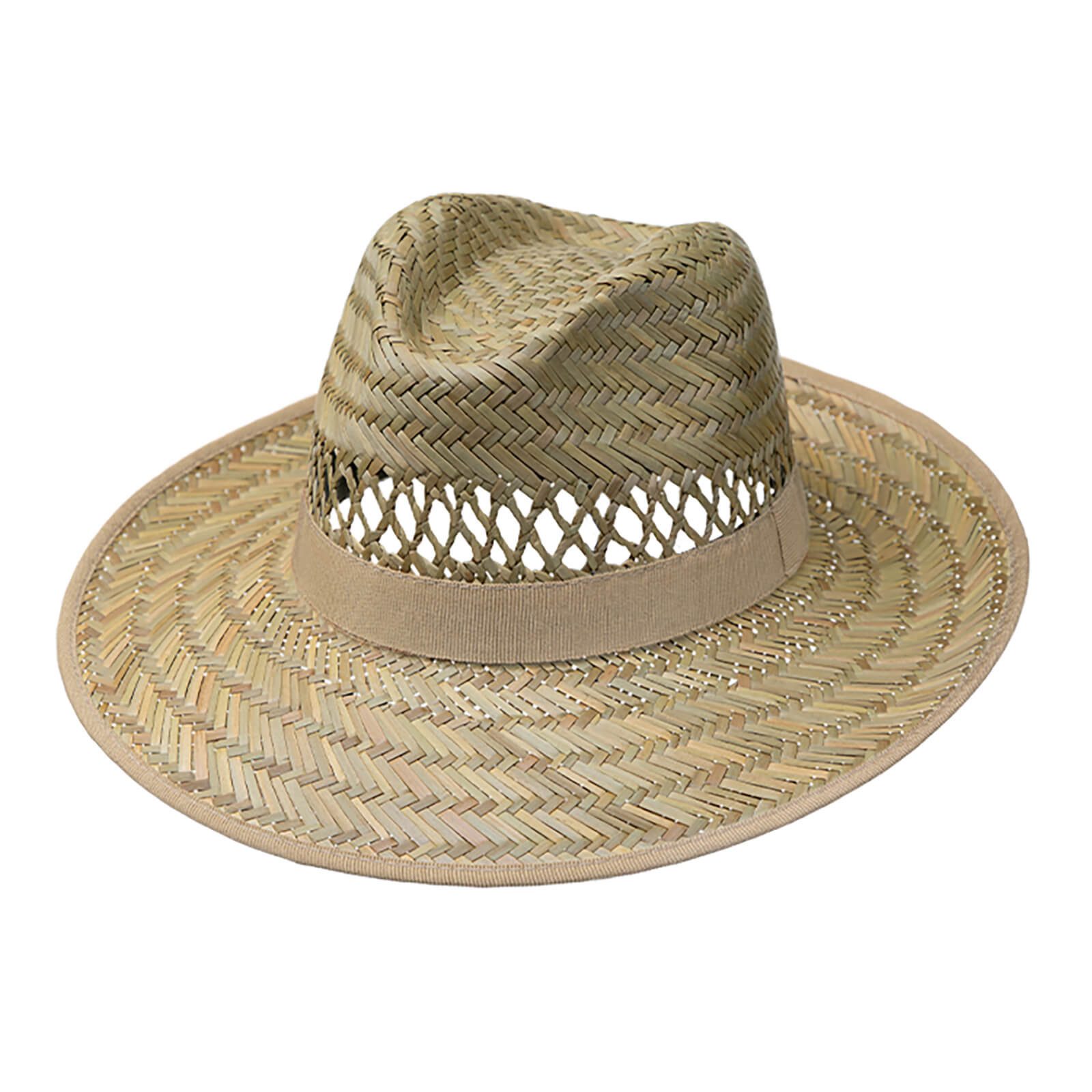 Fiebig Strohhut Strohhut Fedora mit Einfass günstig online kaufen