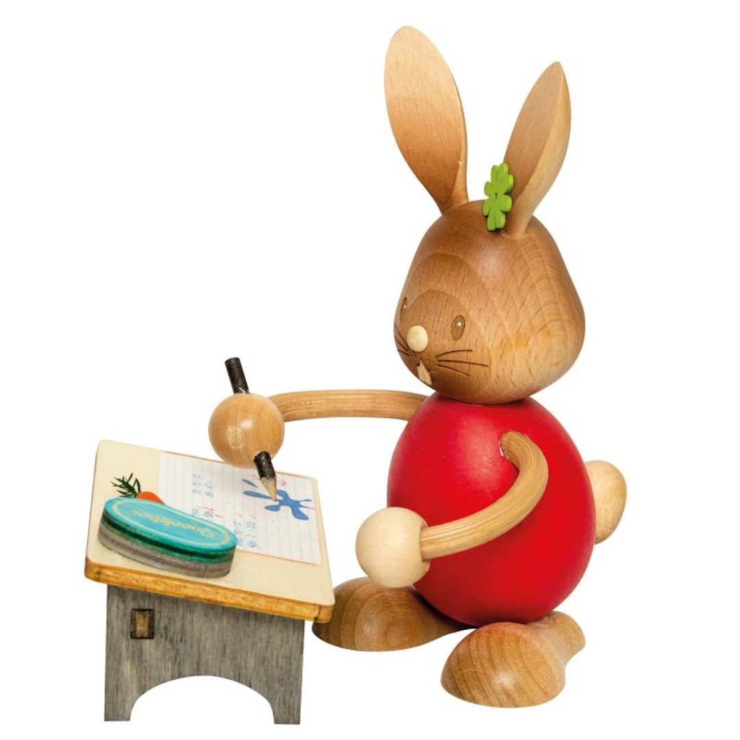 Kuhnert Dekofigur Kuhnert Osterhase Stupsi Schüler, Handarbeit aus dem Erzg günstig online kaufen