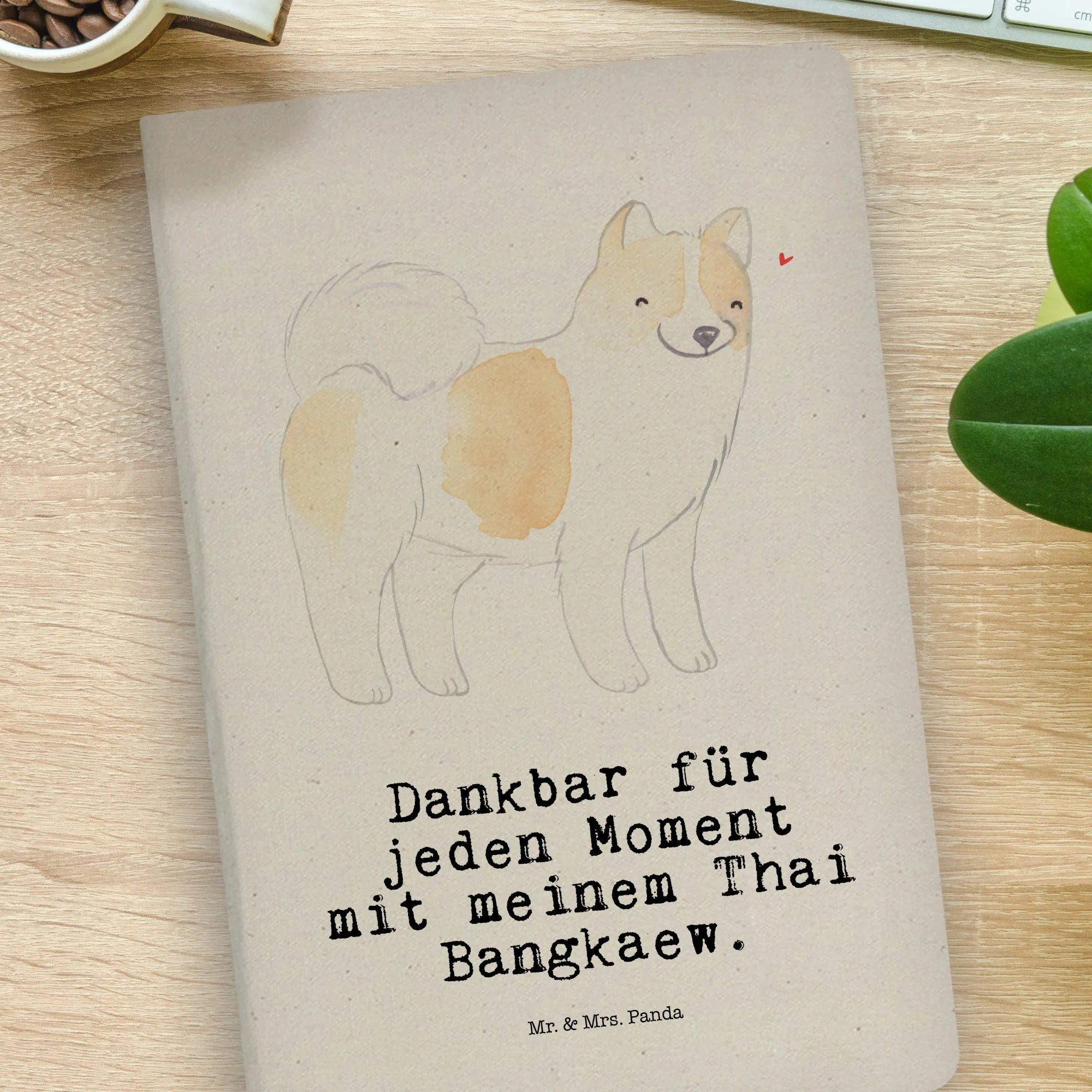 Thumbnail - Mr. & Mrs. Panda Notizbuch Thai Bangkaew Moment - Transparent - Geschenk, Thai Bangkaew Dog, Tie Mr. & Mrs. Panda, Bezau...