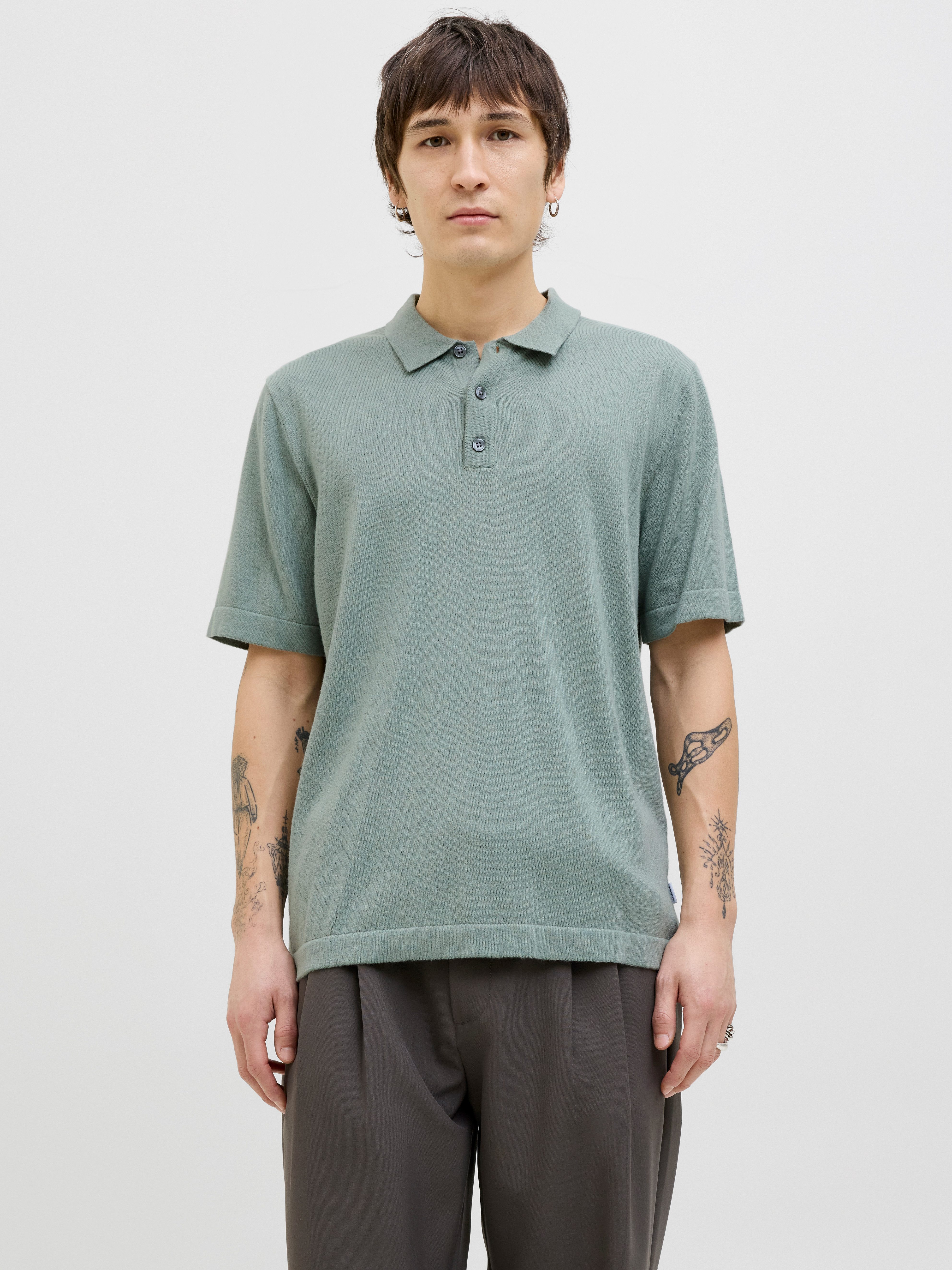 Jack & Jones Kurzarmpullover JJEEMIL KNIT günstig online kaufen