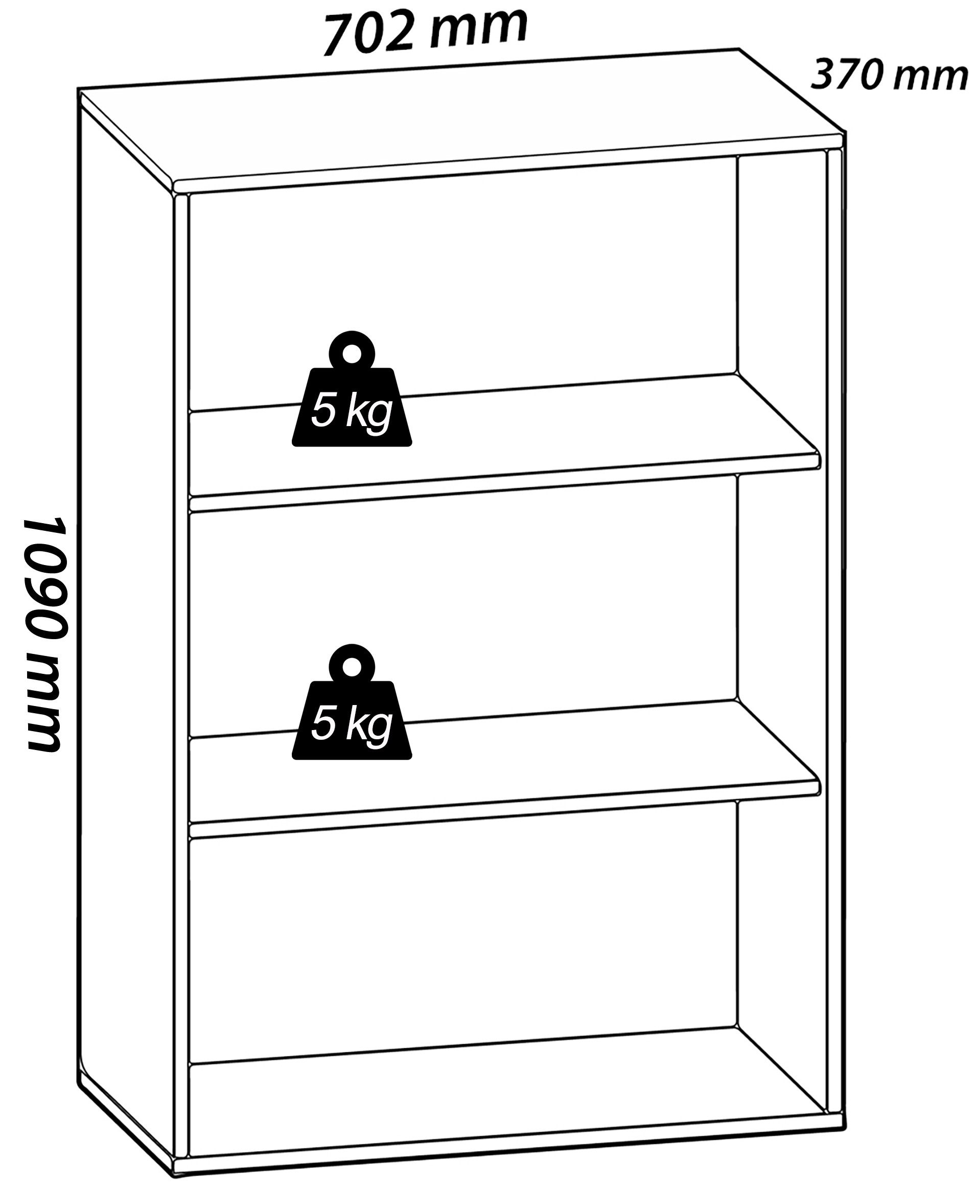 VCM Aktenregal Holz Büro Regal Bücher günstig online kaufen