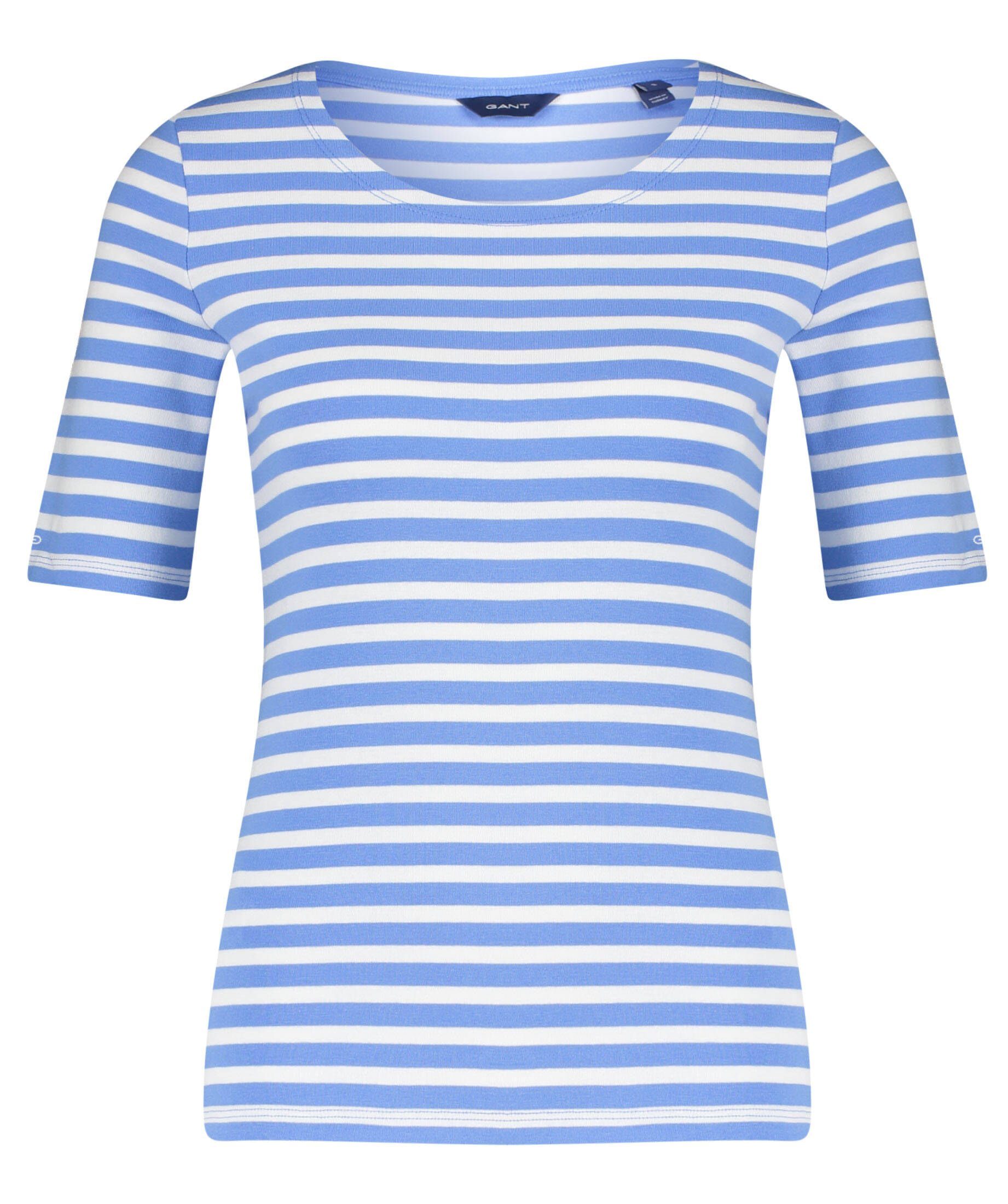 Gant T-Shirt Damen Shirt Kurzarm (1-tlg) blau (296)