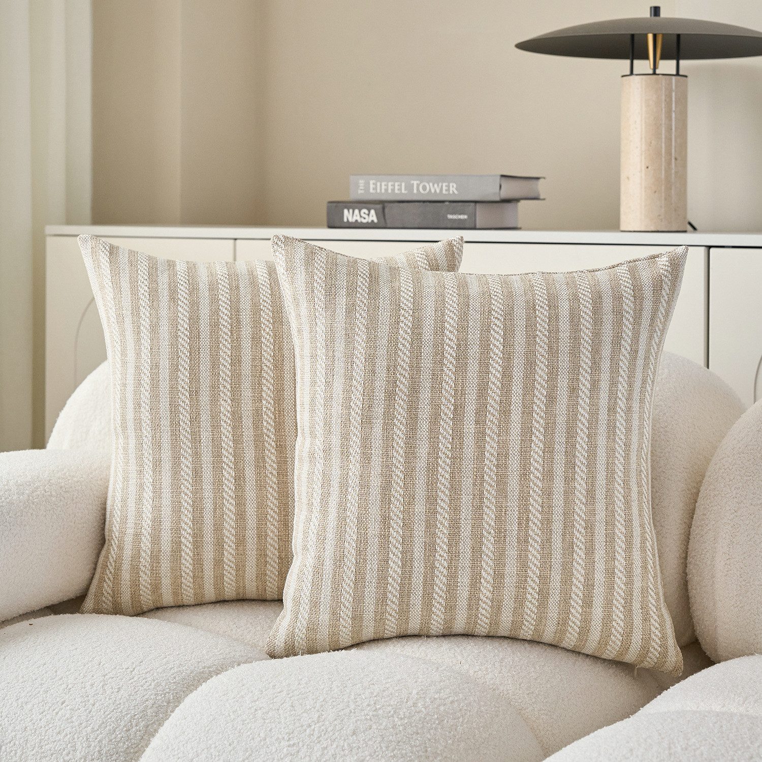 BYSURE Kissenbezug, (2 Stück), 2-teiliges Jacquard-Kissenbezugset günstig online kaufen