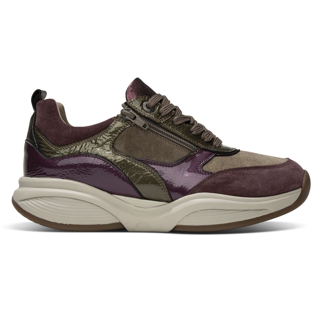 Xsensible SWX19 burgundy combi Schnürschuh