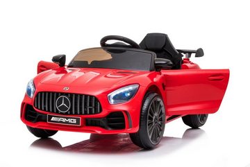 ZELLERFELD Lizenz Elektro Kinderauto Mercedes GTR AMG Elektro-Motoren MP3 USB MicroSD Akku Anzeige Kinderfahrzeug Kinderfahrzeug-Batterie