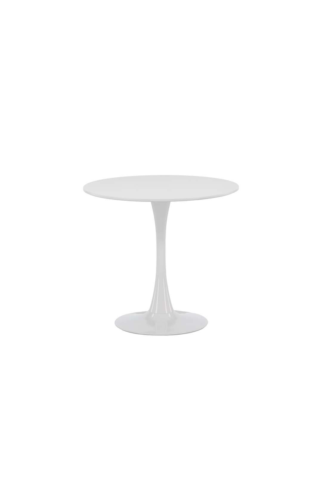 Venture Home Esstisch Hamden Esstisch Ø80cm weiß.
