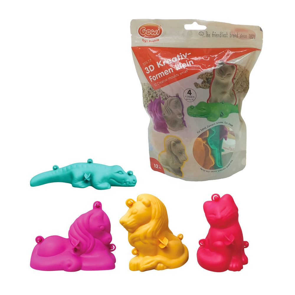 Sandform-Set Kreativ Formen klein Set mehrfarbig 15x5x8cm 4 Teile