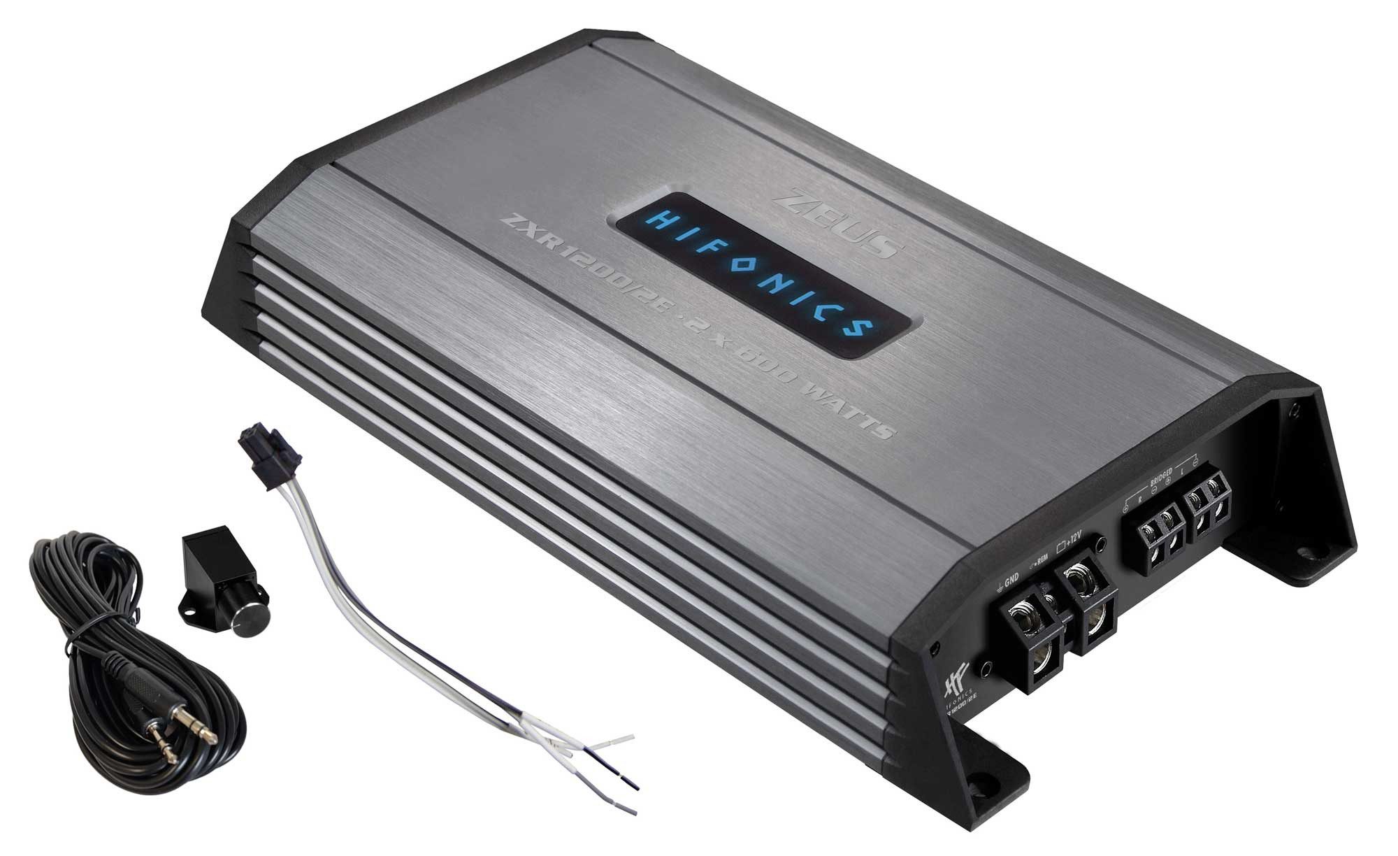 Hifonics ZEUS EXPANSION ZXR 1200/2E 2-Kanal Power Verstärker Class-D Endverstärker (Anzahl Kanäle: 2)