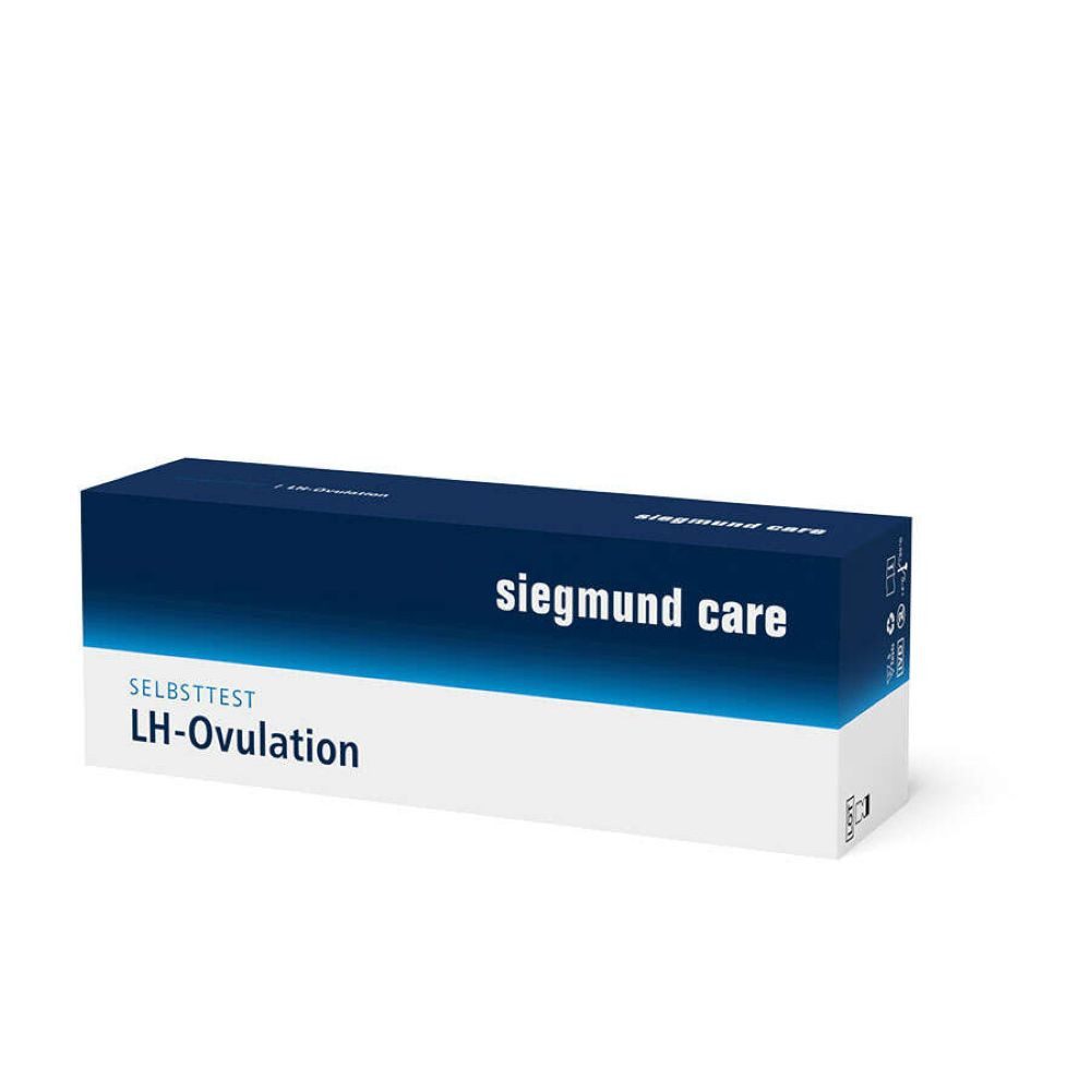 siegmund care Schwangerschaftstest LH-Ovulation Selbsttest, Genauigkeit 100 %, 5-tlg., Dauer des Tests: 5 Minuten