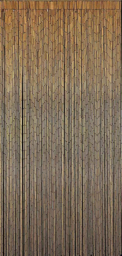 CONACORD Insektenschutz-Vorhang Conacord Decona Saigon Dekovorhang beige, 90 x 200 cm, Bambus - blickdicht dank hoher Stranganzahl