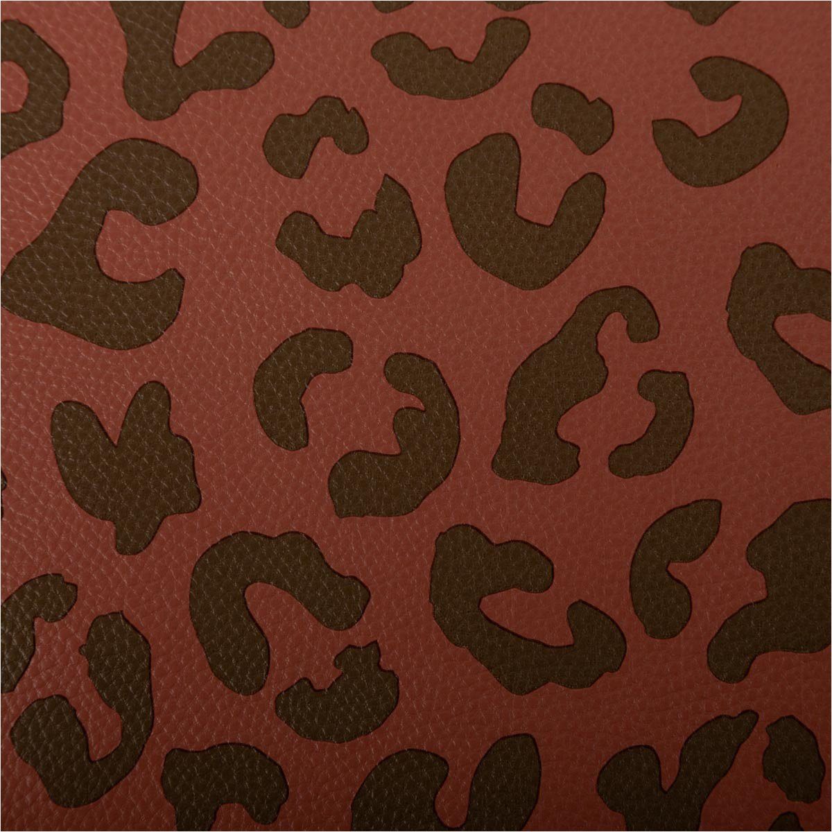 Swafing Stoff Happy Leo Kunstleder Braun/Oliv – robust & soft, Cherry Picking, abwaschbar