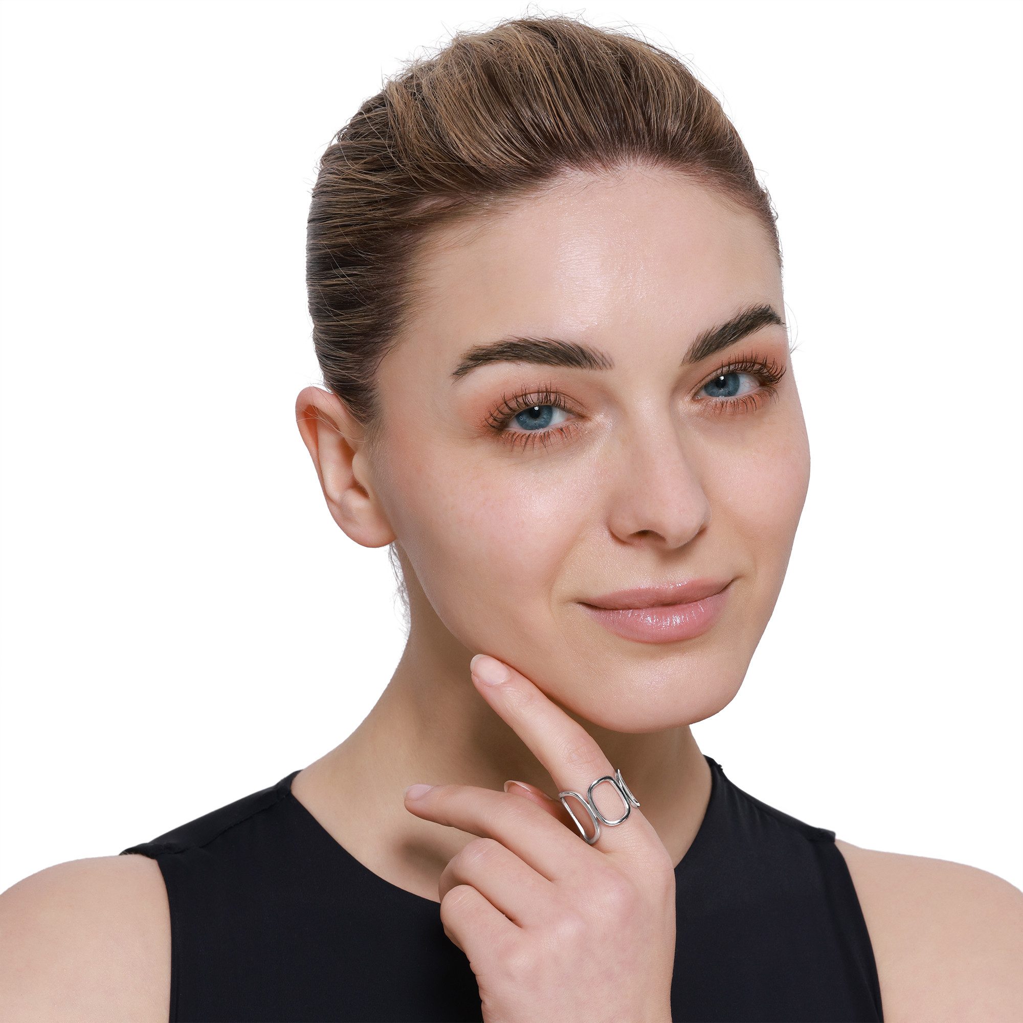 Heideman Fingerring Variu silberfarben (Ring, 1-tlg., inkl. Geschenkverpack günstig online kaufen
