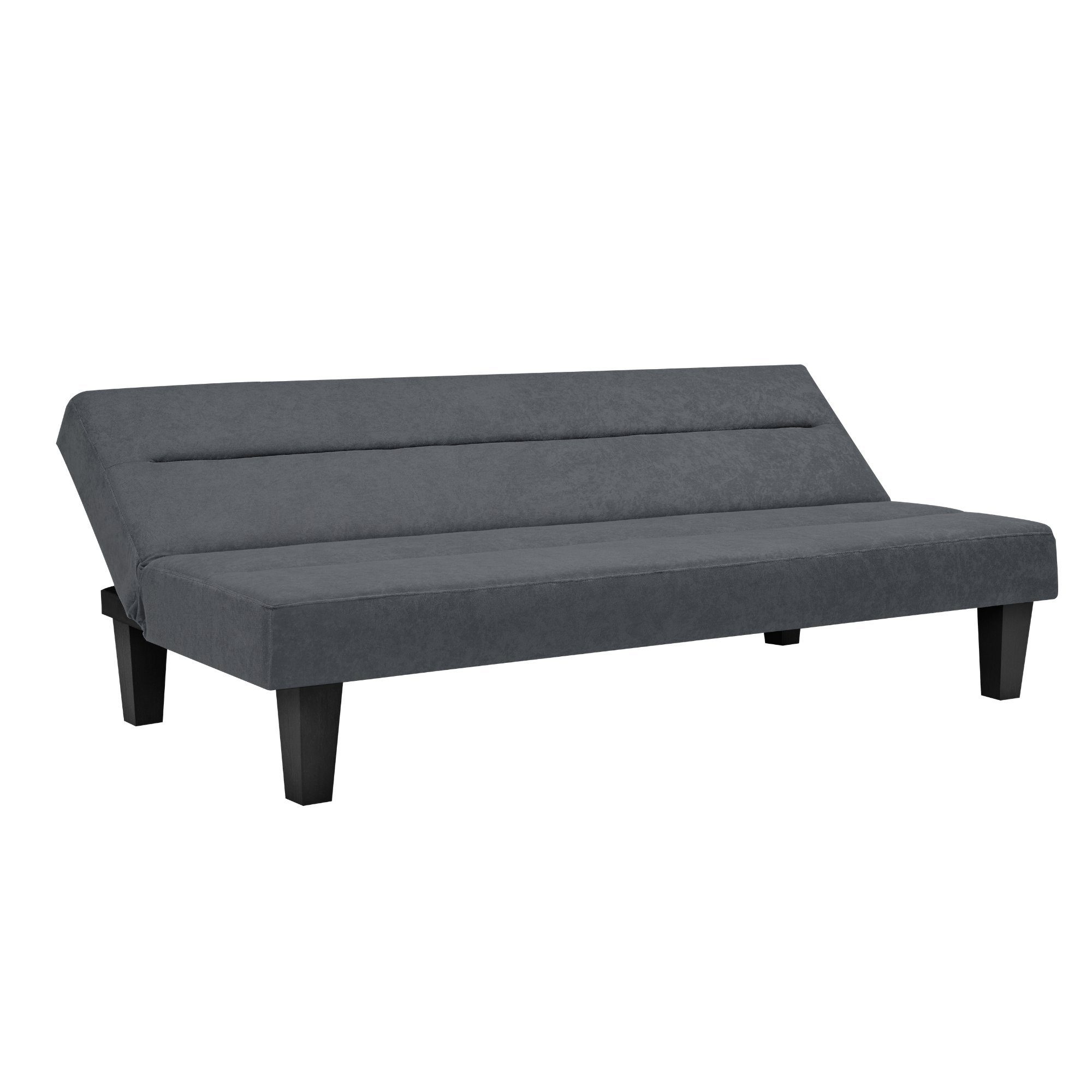 loft24 Futonbett Kebo, Schlafsofa, Microfaser Bezug, Länge 175 cm
