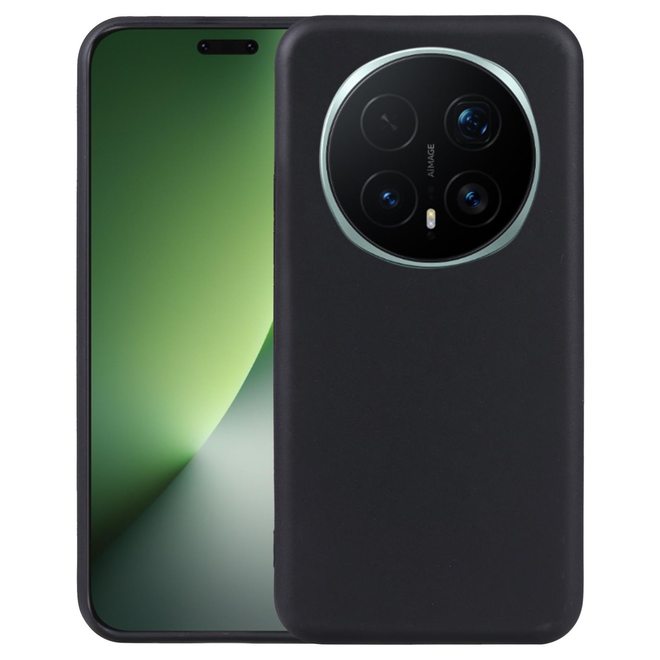 Handyhülle Für Honor Magic 8 Pro Silikon TPU Schutz Handy Hülle Flexibel Schwarz