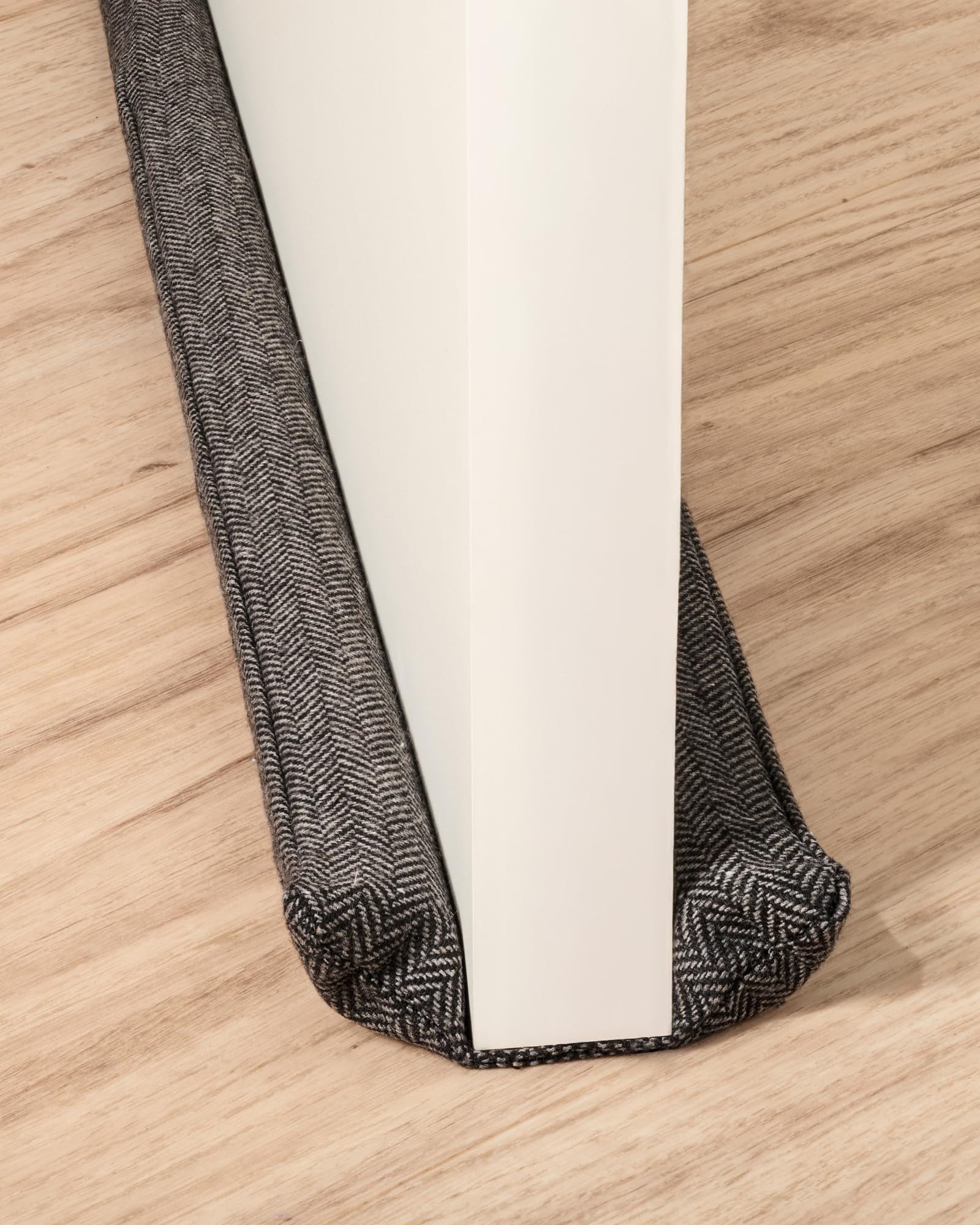 Praknu Zugluftstopper für Türen 70 - 100cm Waschbarer Stoff - Energiesparend - Anpassbar, Zugluftstopper für Türen, 1-tlg., Zugluftstopper mit Aufbewahrungstasche, waschbar, Auf jede Türbreite anpassbar, hält Zugluft draußen, waschbar, Tasche