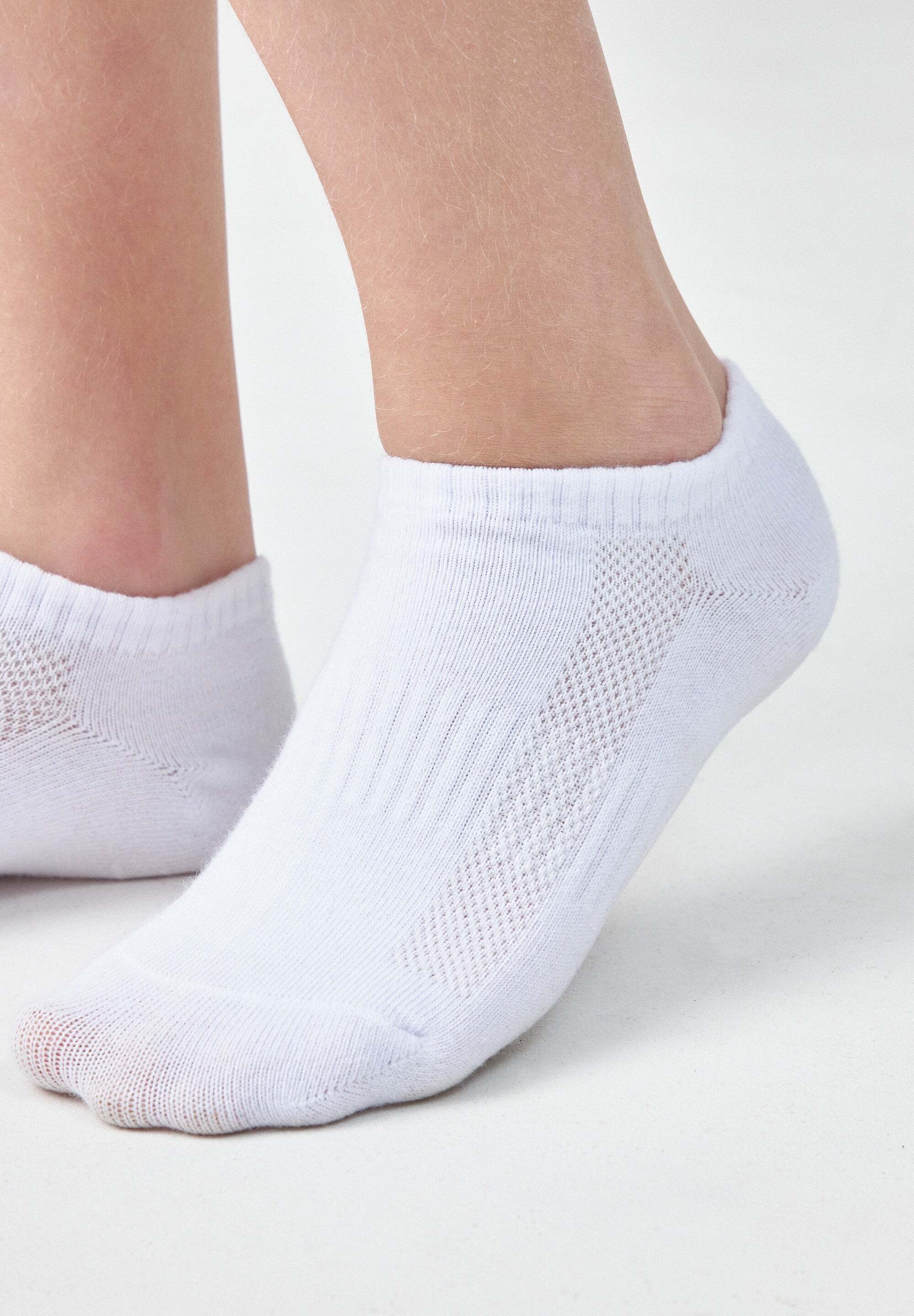 SNOCKS Sneakersocken Kinder Sneaker Socken für Jungen & Mädchen (6-Paar) aus Bio-Baumwolle