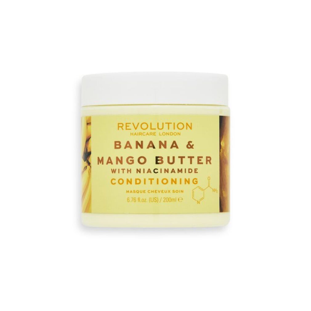 MAKE UP REVOLUTION Lippenpflegemittel Banana + Mango Butter with Niacinamide (Conditioning Hair Mask) 200ml