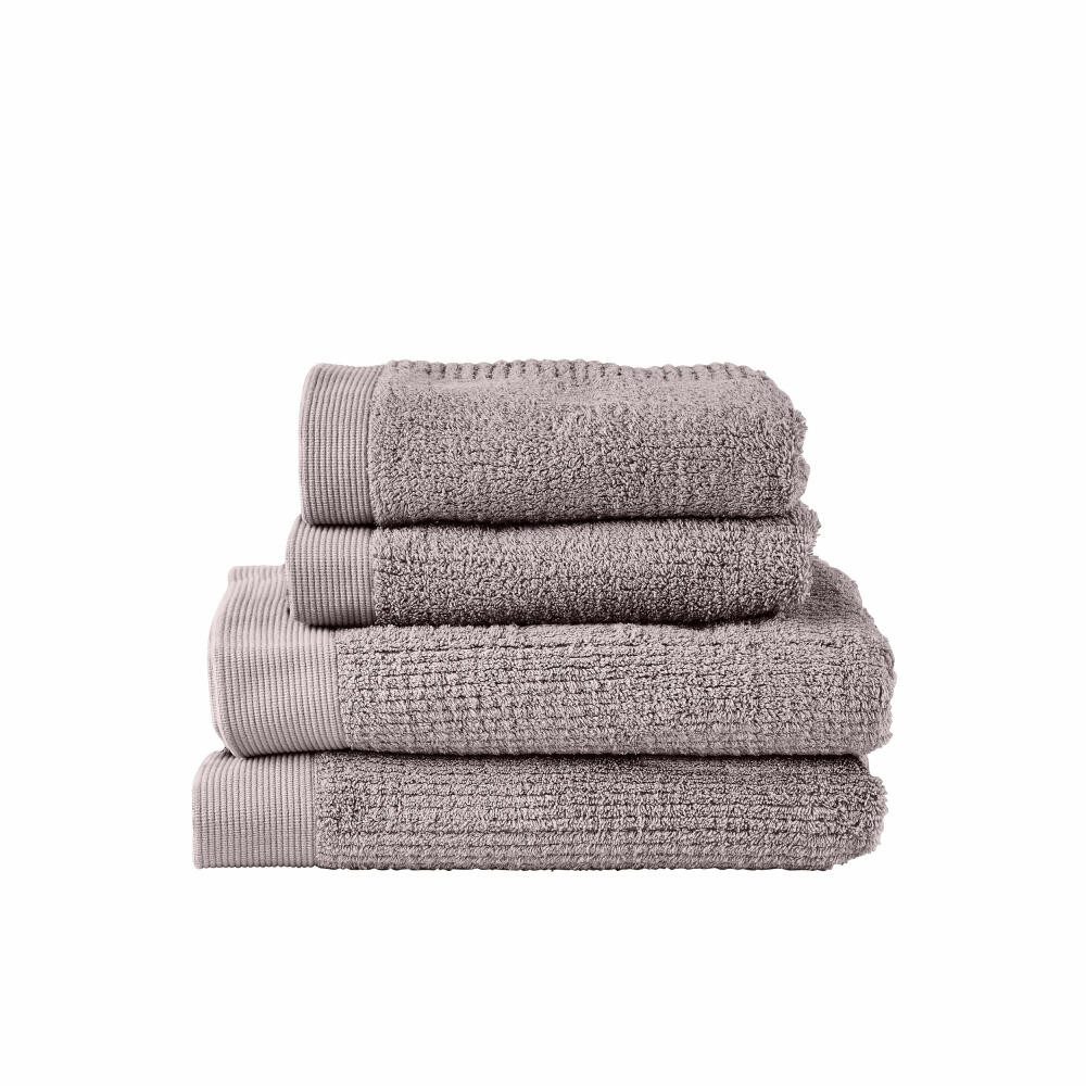 Zone Denmark Handtuch Set Classic Gull Grey 4-tlg., (Set, 4-St)