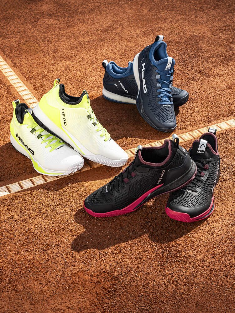 Head Endure Pro Clay/Sandplatz schwarz/rot Herren Tennisschuh