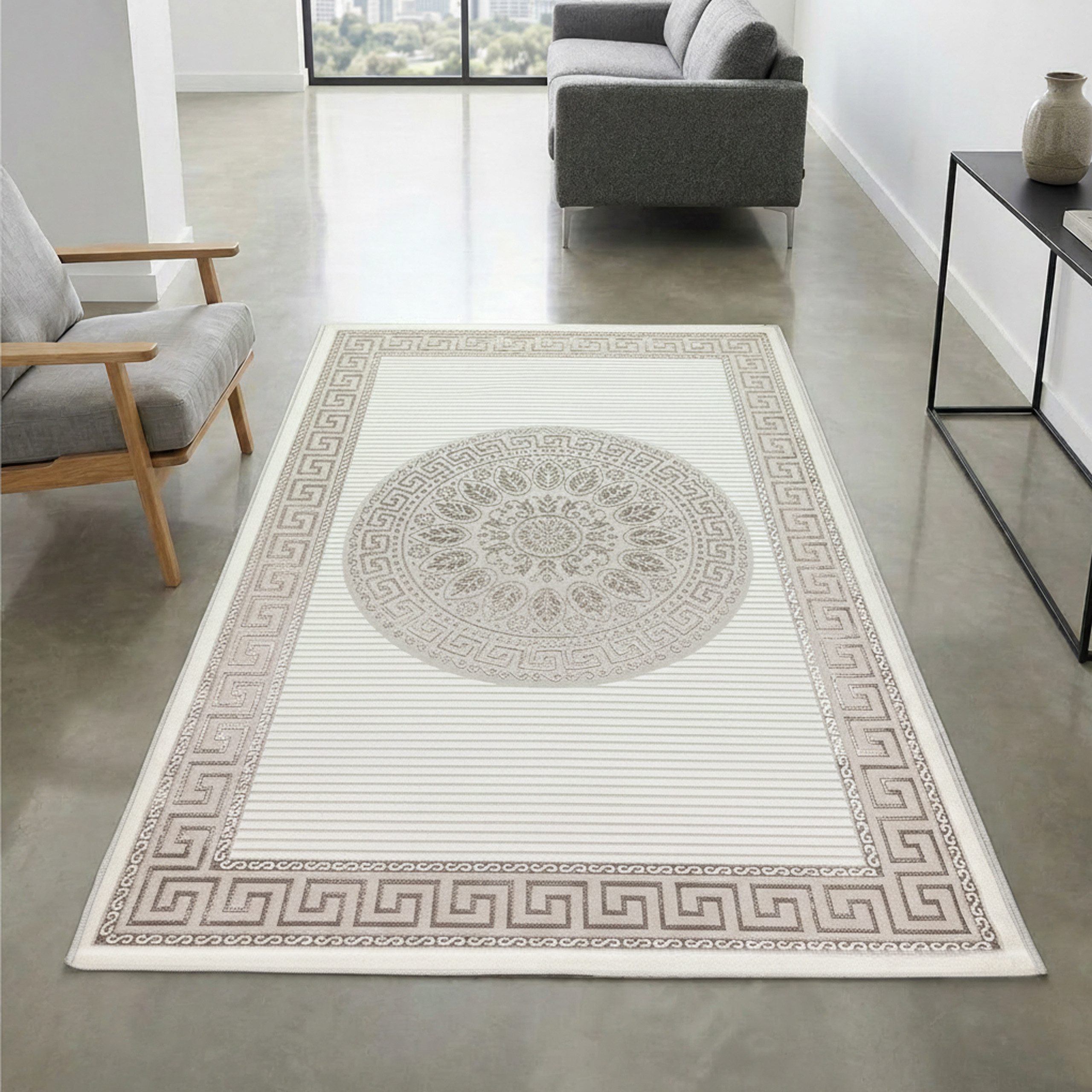 Carpetia Designteppich Dekorative Muster, rechteckig, Höhe: 8 mm, pflegeleicht, weich