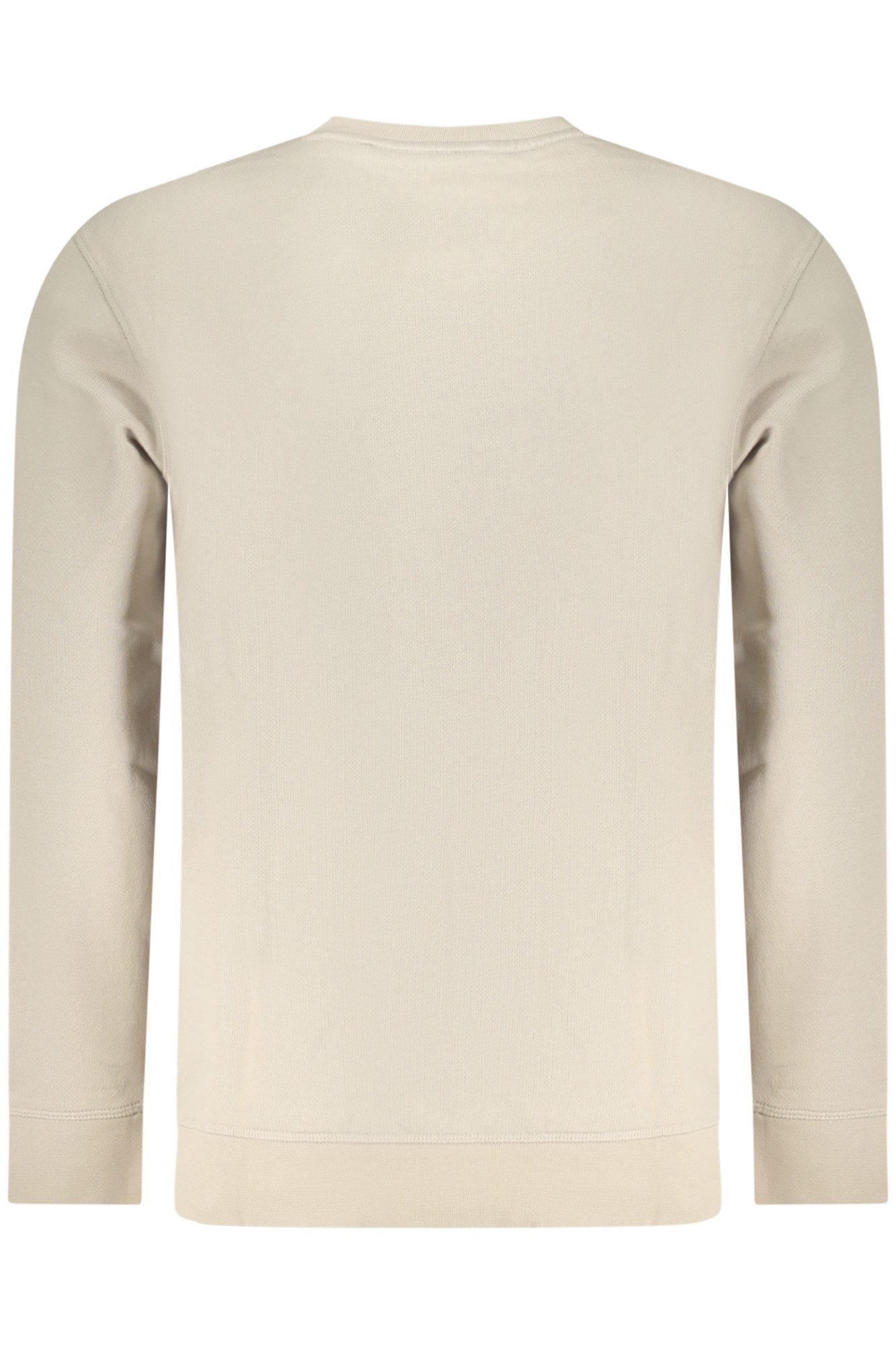 BOSS Sweatshirt Beiges Herren Langarm-Sweatshirt mit Stickerei &