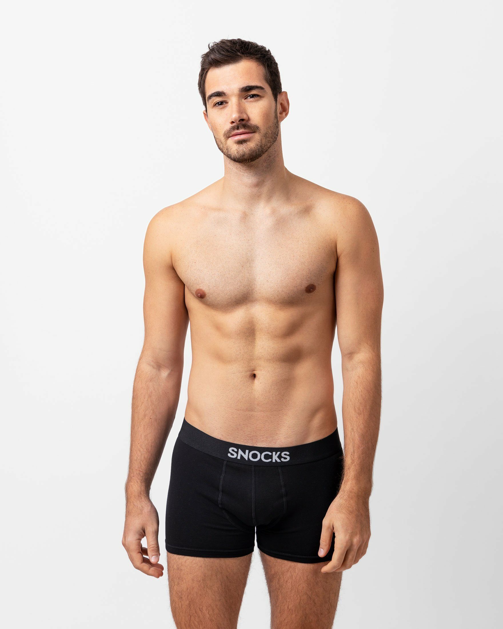 SNOCKS Boxershorts Enge Pants Herren Unterhose (6-St) aus Bio-Baumwolle, oh günstig online kaufen