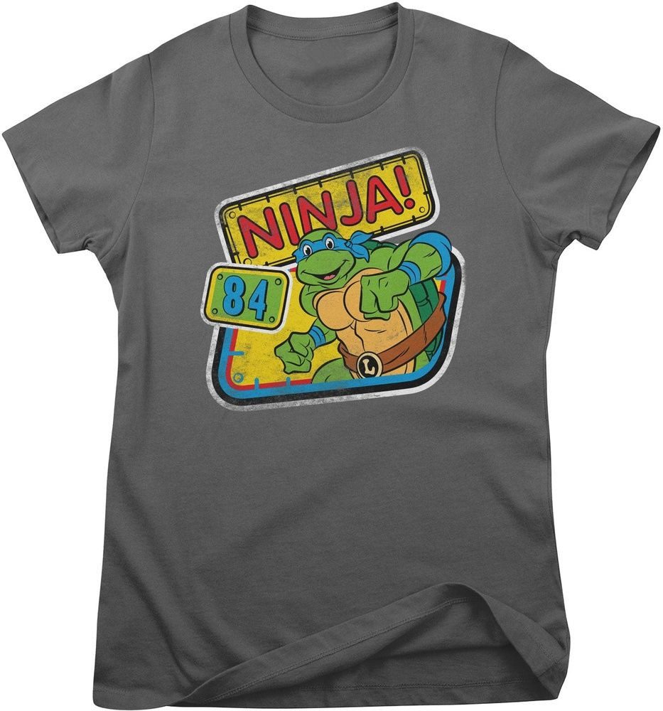 Teenage Mutant Ninja Turtles T-Shirt Ninja 84 Retro Girly Tee