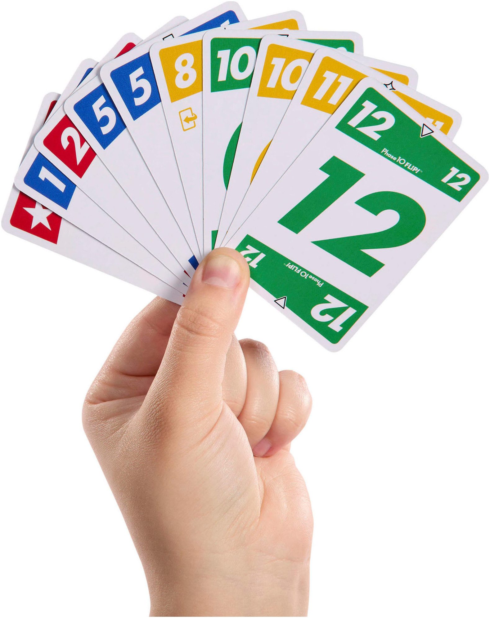 Mattel games Spiel Phase 10, Flip, Kartenspiel