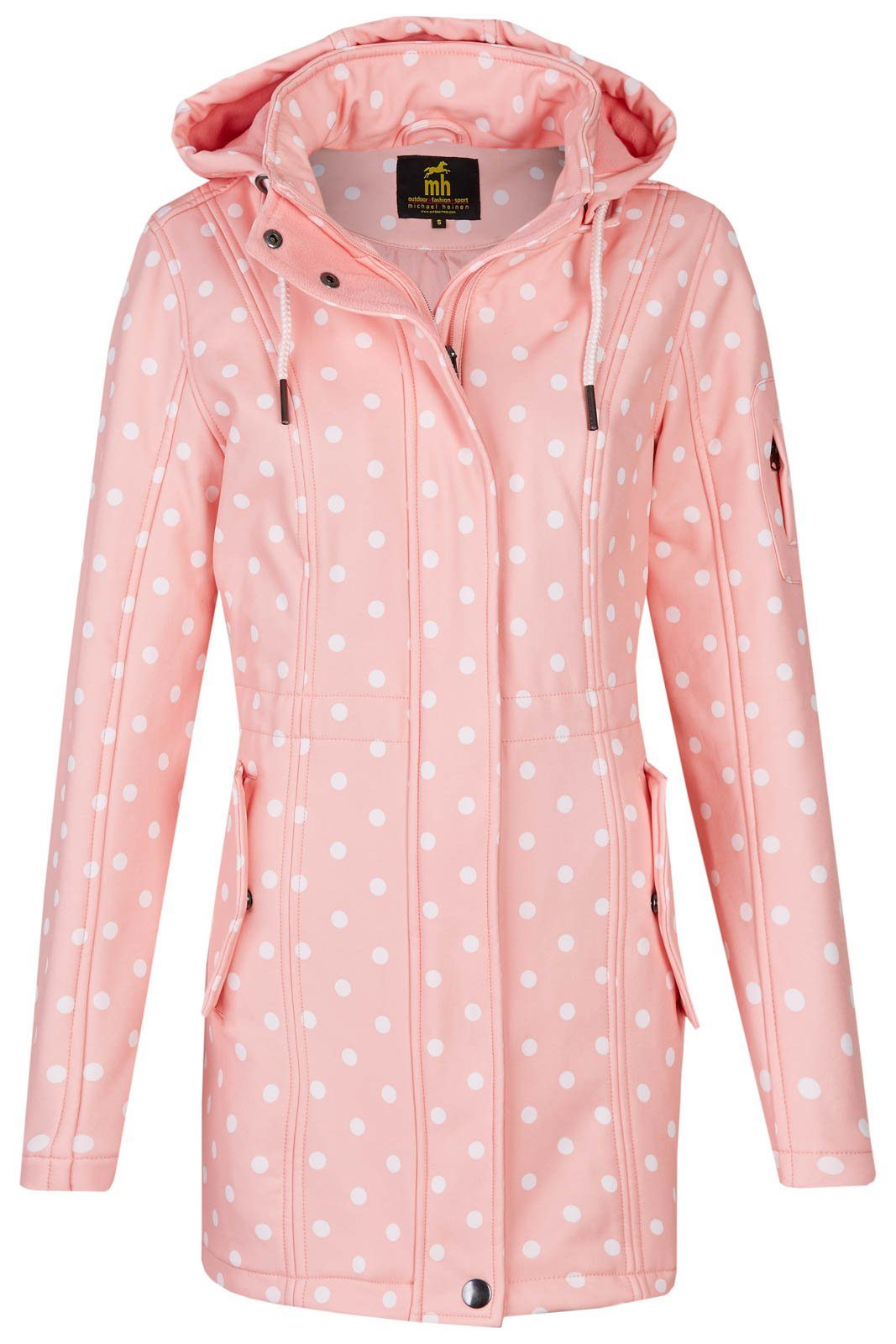 DEPROC Active Softshellmantel EVLYN PEAK CS NEW mit abnehmbarer Kapuze