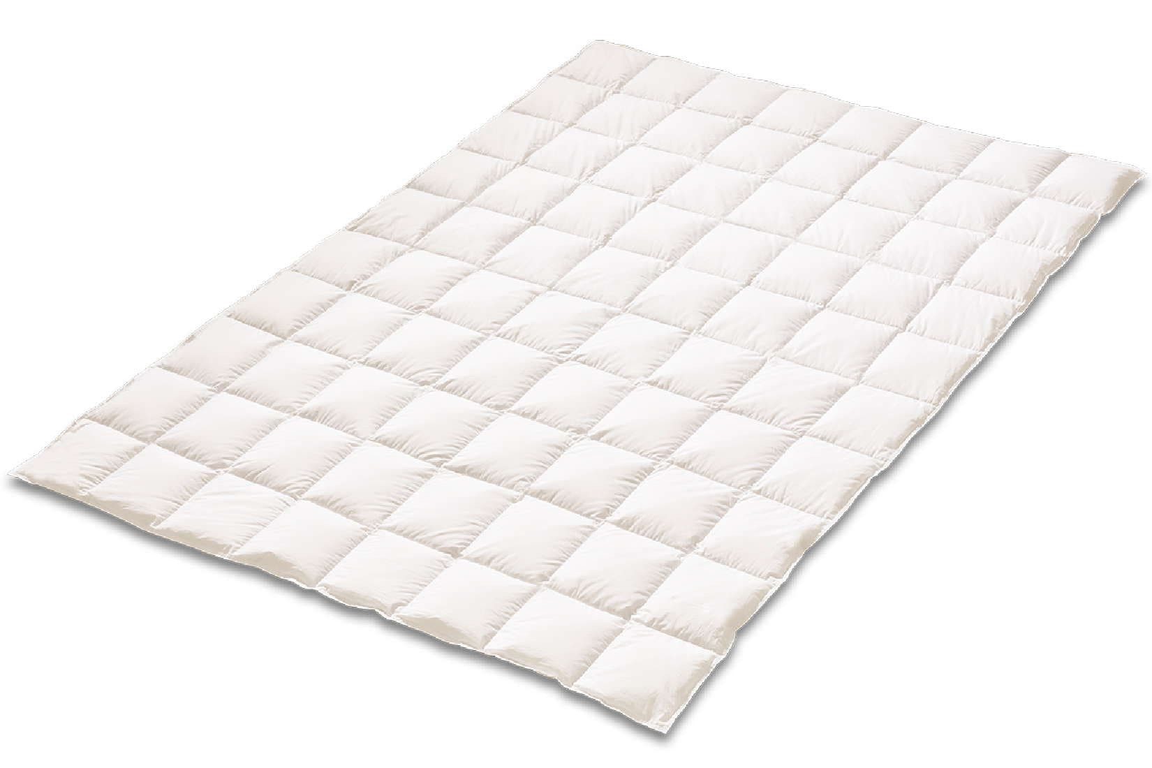 Sanders Kauffmann Gänsedaunenbettdecke Sleepwell Comfort, Füllung: 90% Gänsedaunen, 10% Gänsefedern, Sommer- und Winterdecke