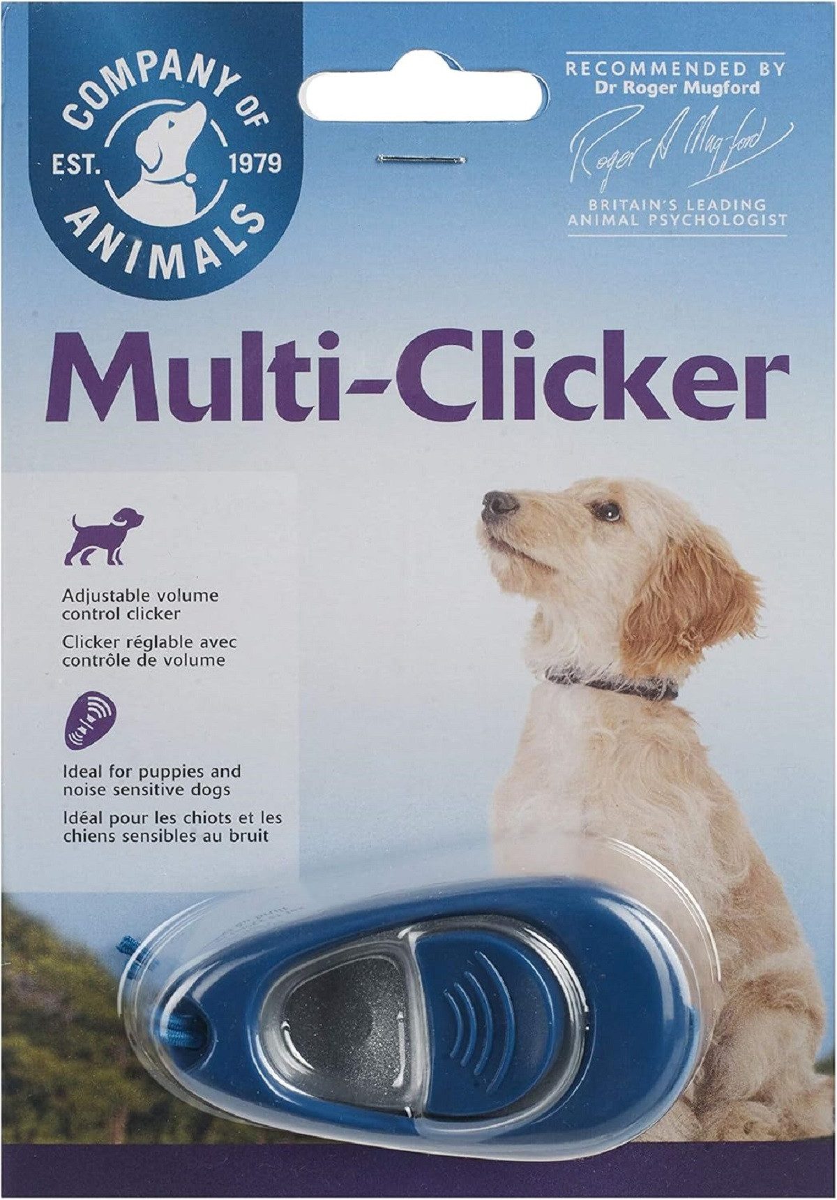 Company of Animals Tier-Clicker Multi-Clicker für Hunde und Welpen – Clickertraining