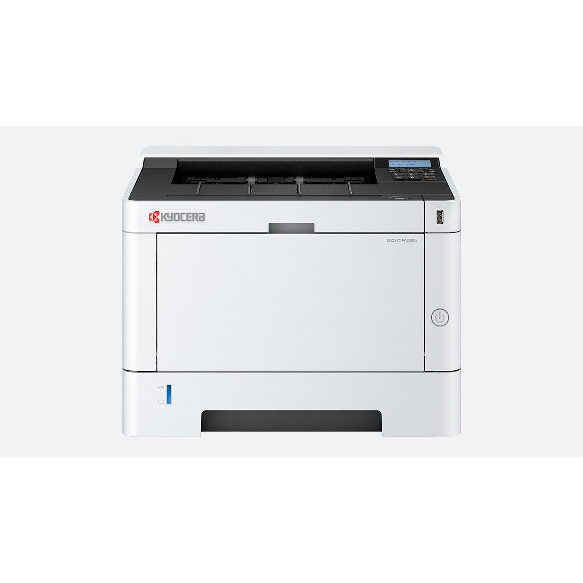 KYOCERA Bürodrucker Arbeitsplatzdrucker Dokumentendrucker Laserdrucker, (Schwarzweiß-Laserdruck, LC-Display, USB-Anschluss)