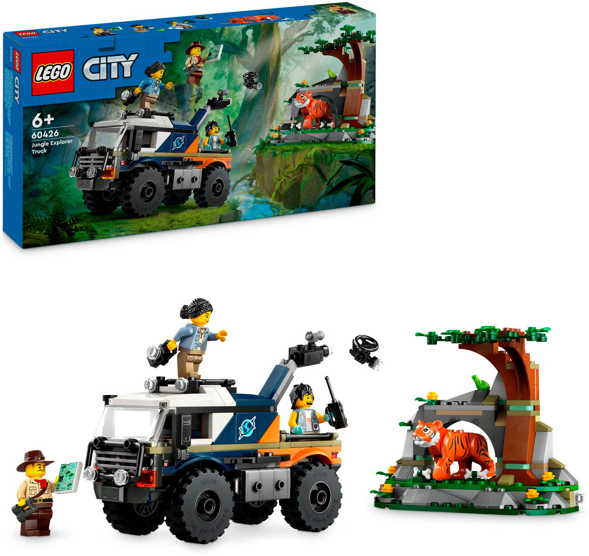 LEGO® Dschungelforscher-Truck (60426), LEGO City Konstruktionsspielsteine, günstig online kaufen