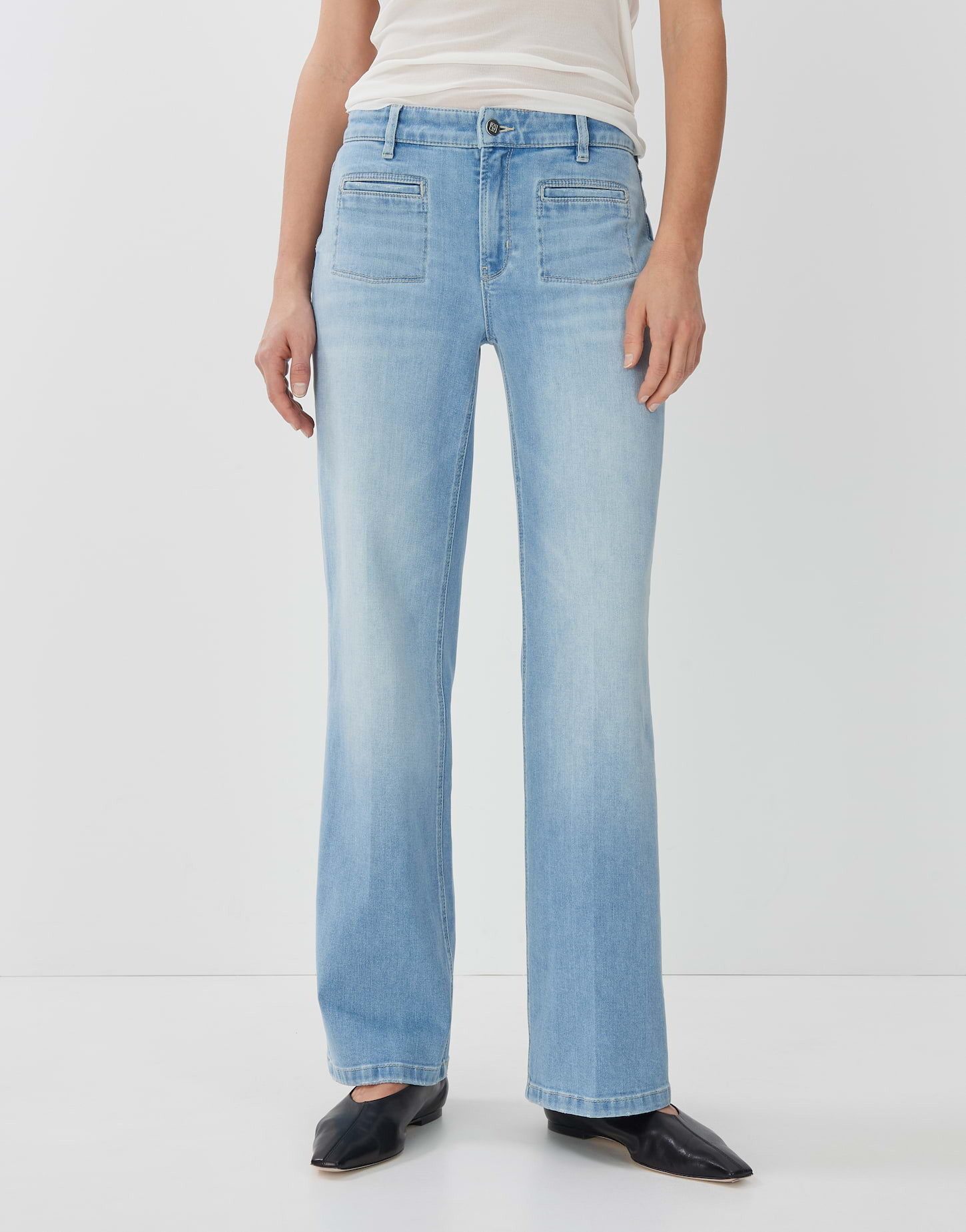 someday Bootcut-Jeans Carie french weite Passform