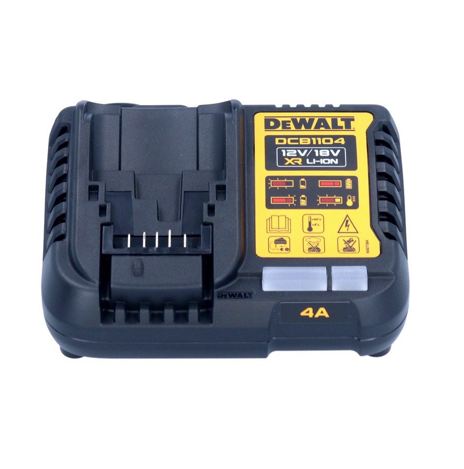 DeWalt DCB 1104 H4 Akku Starter Set 12 V / 18 V 4x Powerstack Akku 5,0 Ah Akkupacks