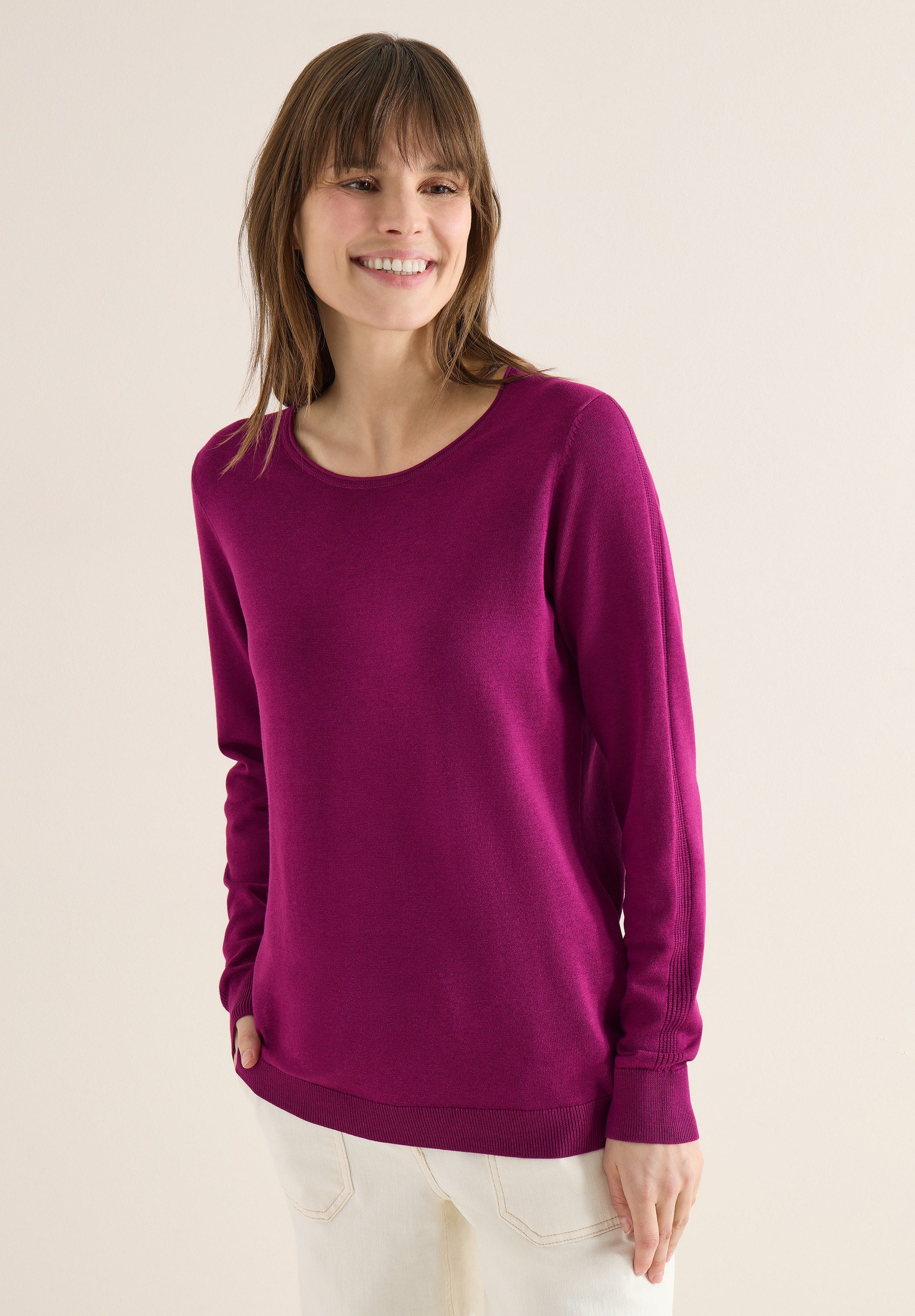 CECIL Strickpullover aus Feinstrick