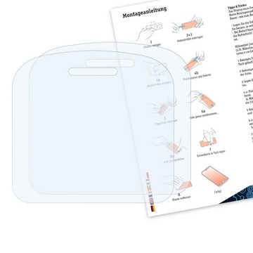 Bruni Schutzfolie Glasklare Displayschutzfolie für TechniPhone ISI 2, (2 Folien), praktisch unsichtbar