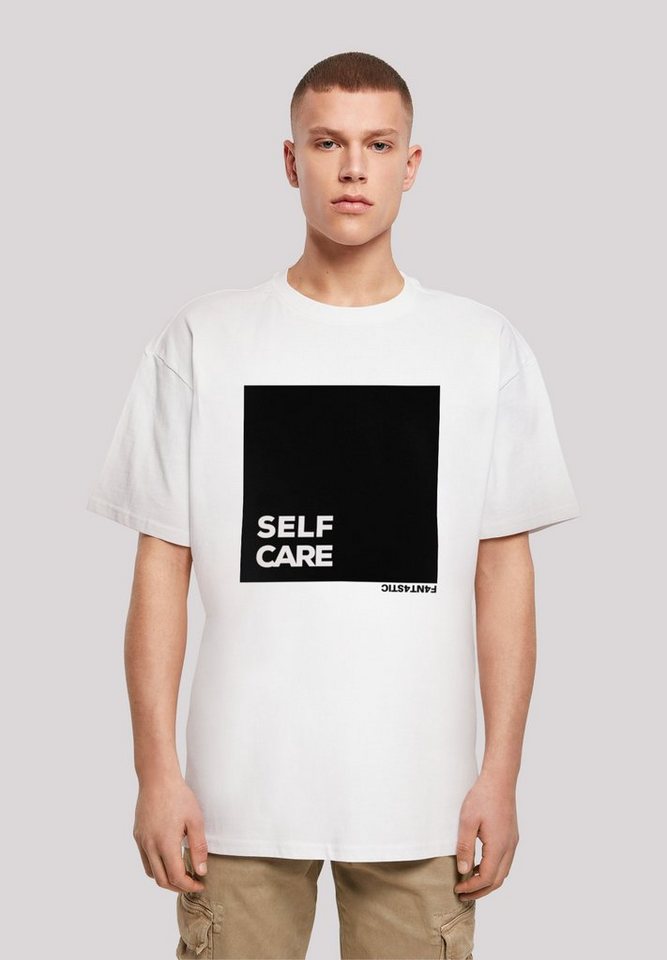 F4NT4STIC T-Shirt SELF CARE OVERSIZE TEE Print