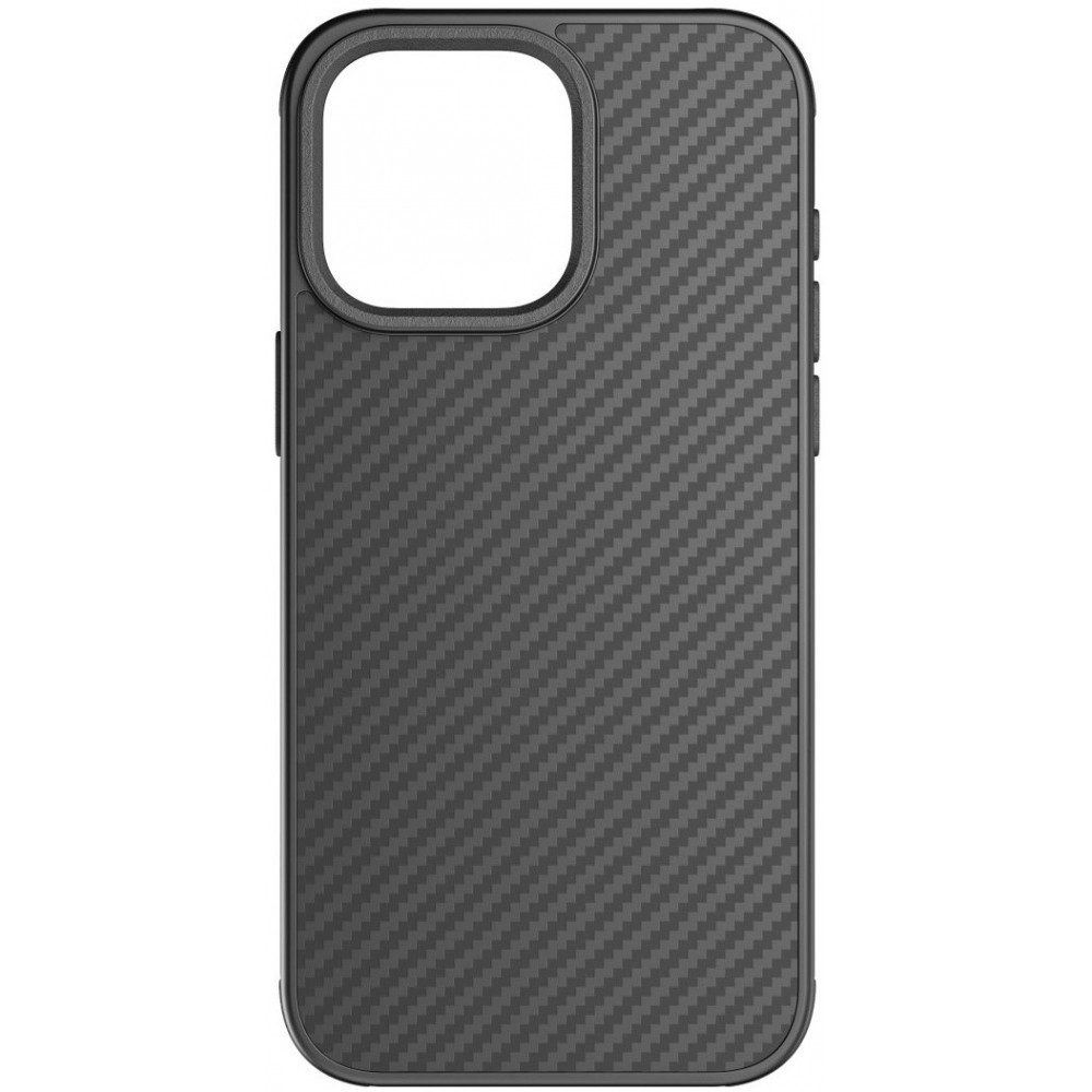 Black Rock Handyhülle Black Rock Cover Carbon Schutzhülle für iPhone 15 Pro Max 6,7 Zoll