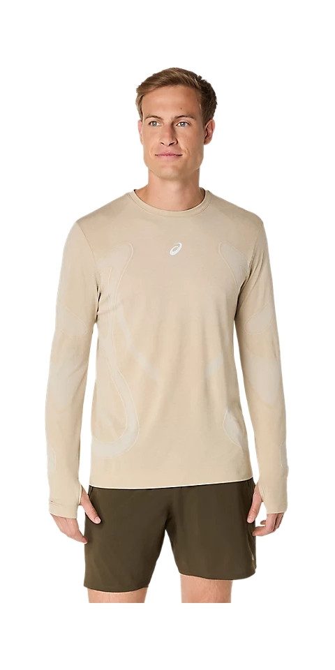 Asics Langarmshirt ASICS Herren Langarmshirt Road Seamless LS Top
