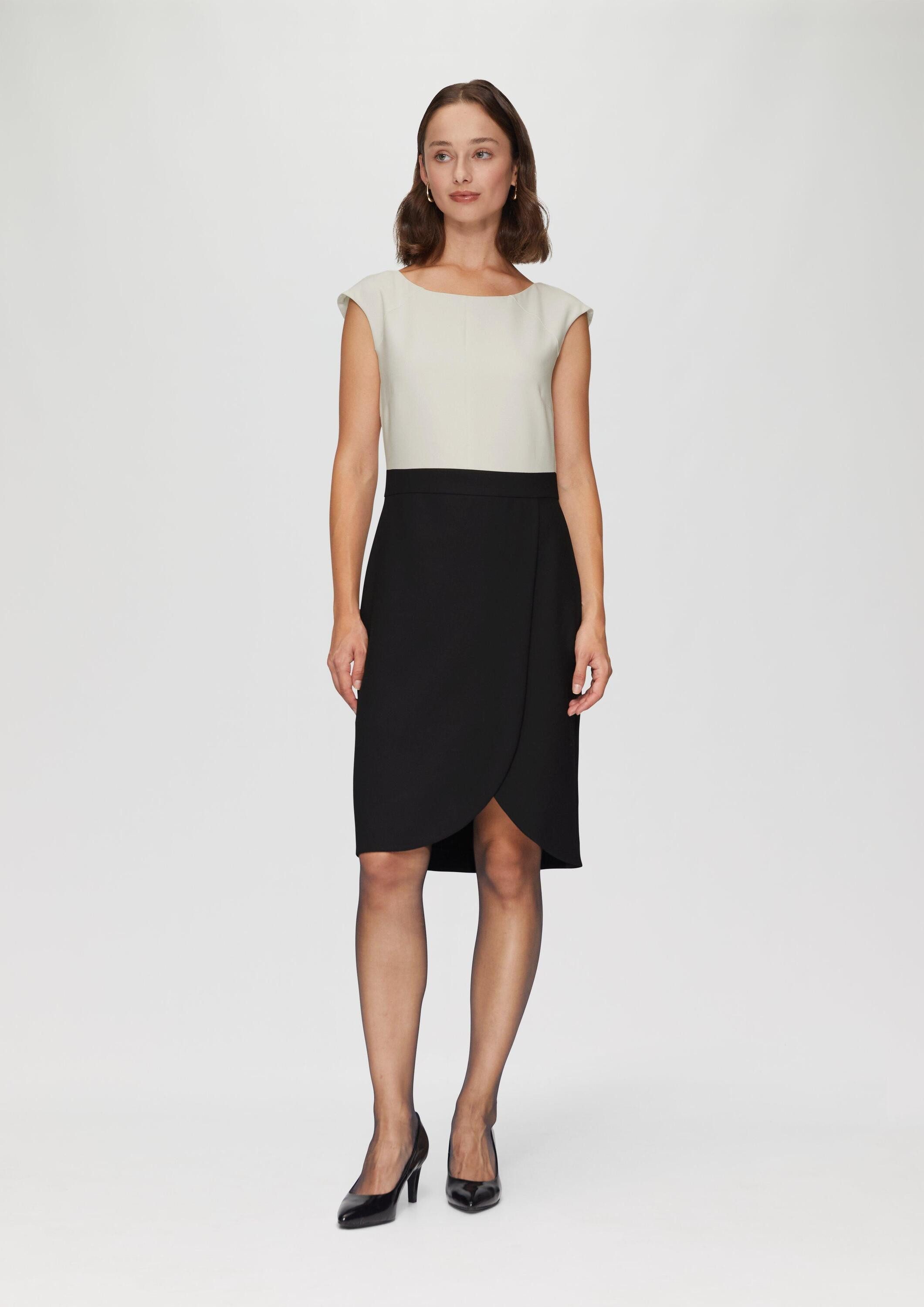s.Oliver Minikleid Kleid Ärmelloses Etuikleid aus günstig online kaufen