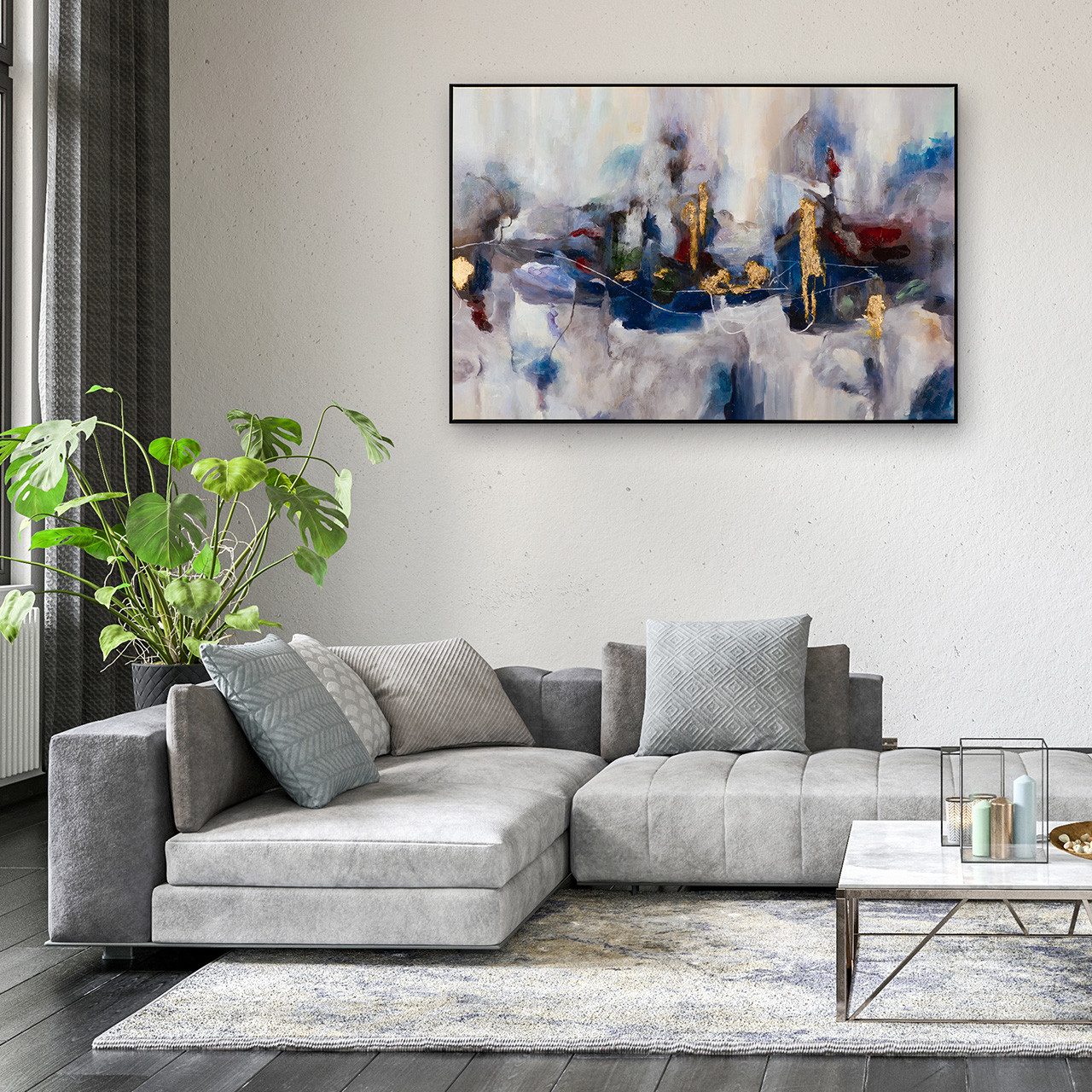 ArtUniverse Gemälde Dream of Clouds 100 x 150 cm, Abstrakt